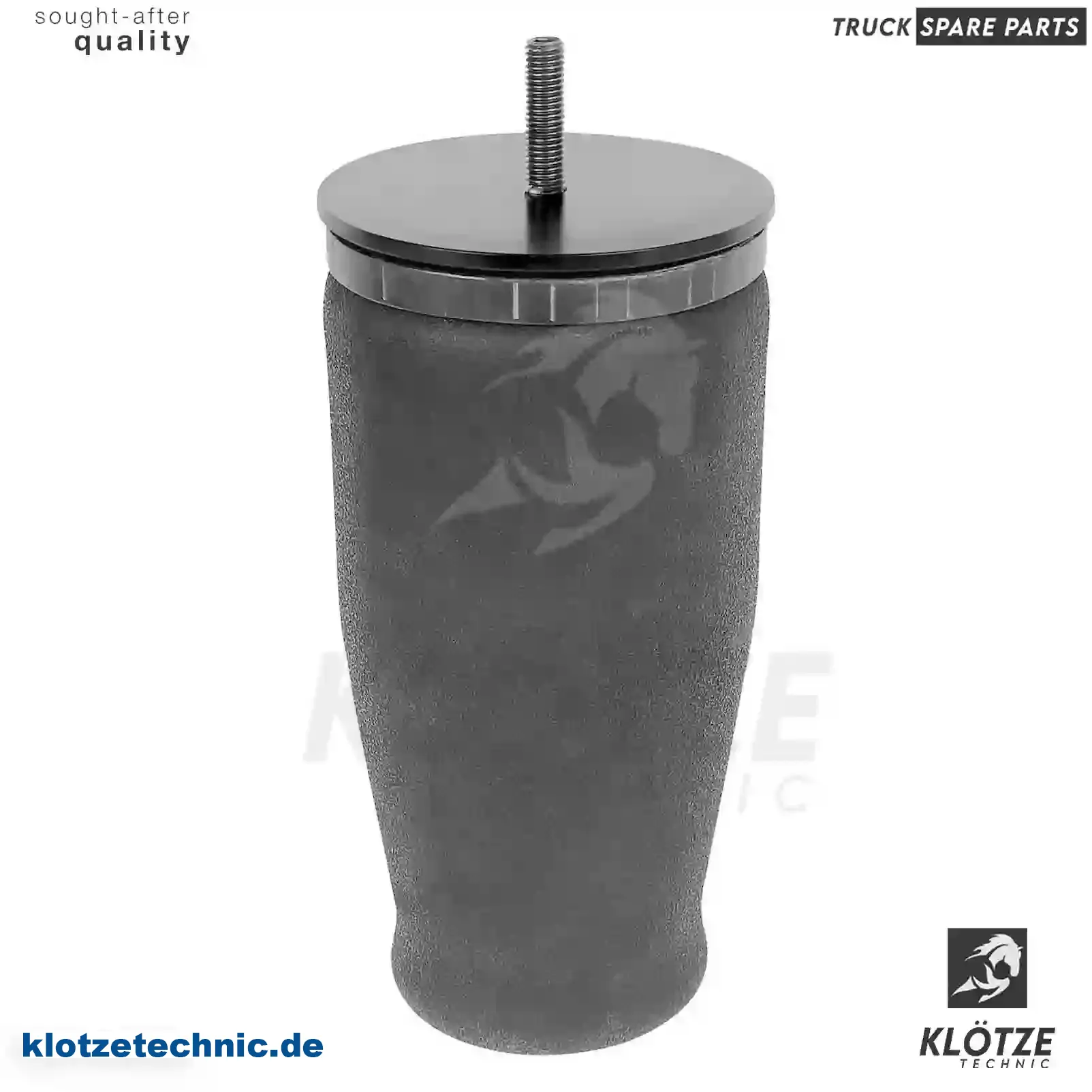 Air spring, with steel piston, 1081785, 20455245, 20494458, ZG40754-0008 || Klötze Technic