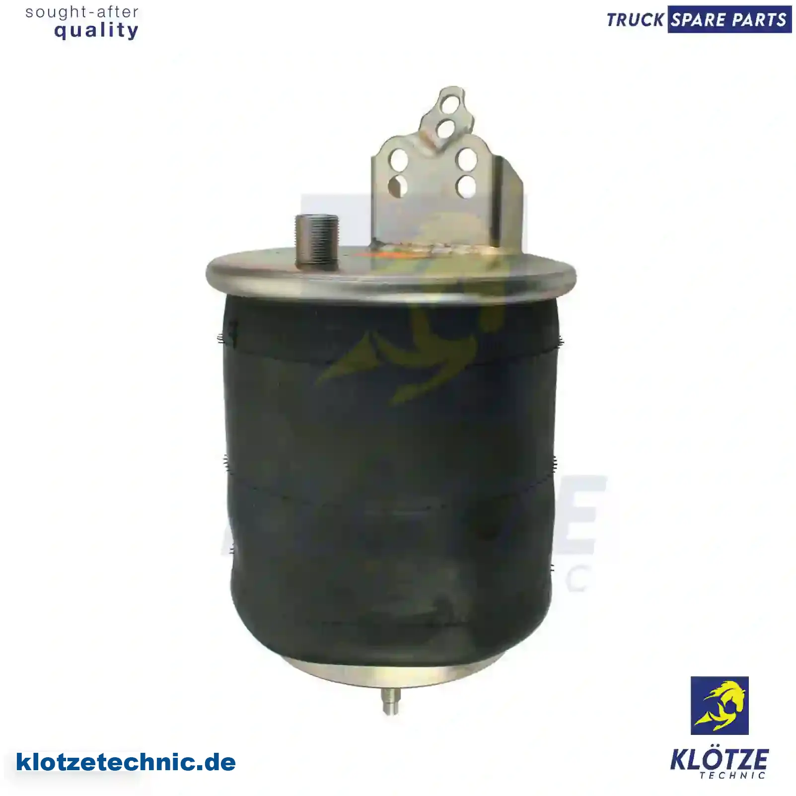 Air spring, with steel piston, 1076420, 20374512, 20456160, 20531989, 20582213, 21961448, ZG40761-0008 || Klötze Technic