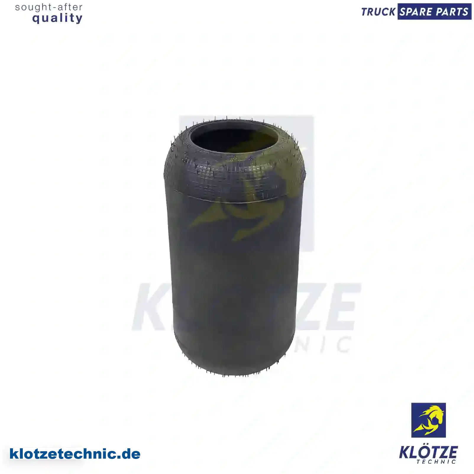 Air spring, without piston, 20540789, ZG40818-0008, || Klötze Technic