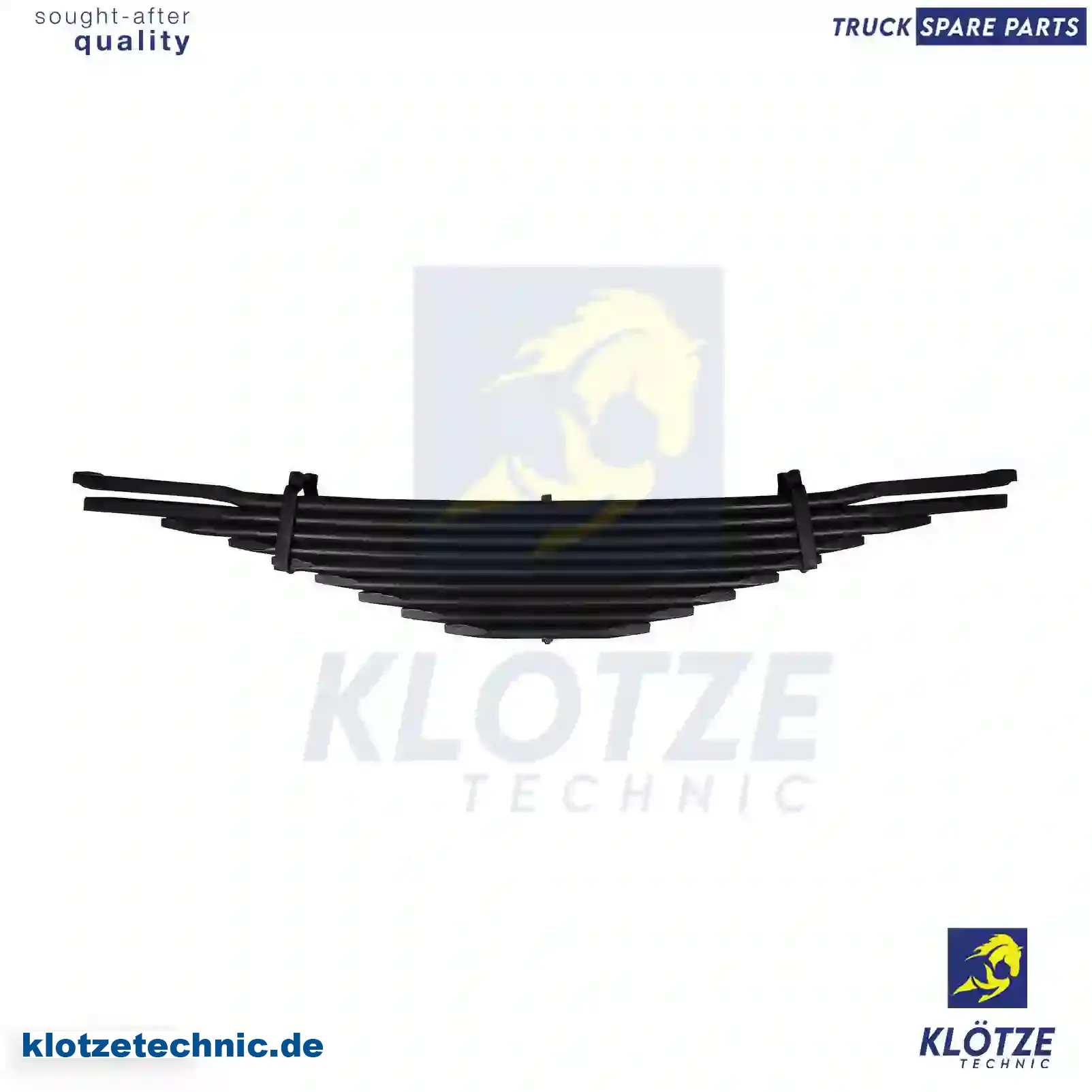 Leaf spring, rear, 7420725653, 257649, 257654, , || Klötze Technic