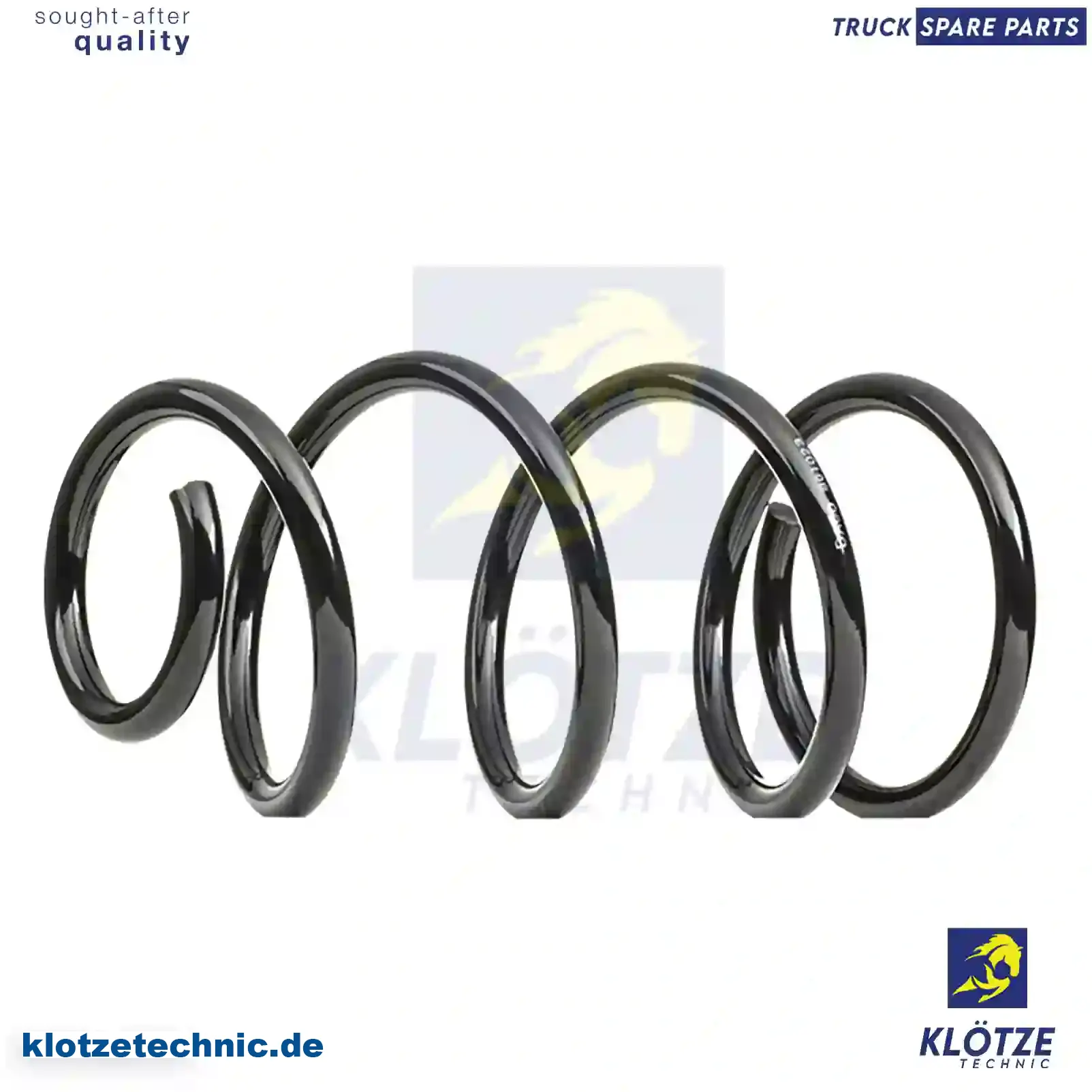 Coil spring, 1371220, 1371221, 1374078, 1374079, 1504804, 1504806, 6C11-5310-CC, 6C11-5310-DC || Klötze Technic