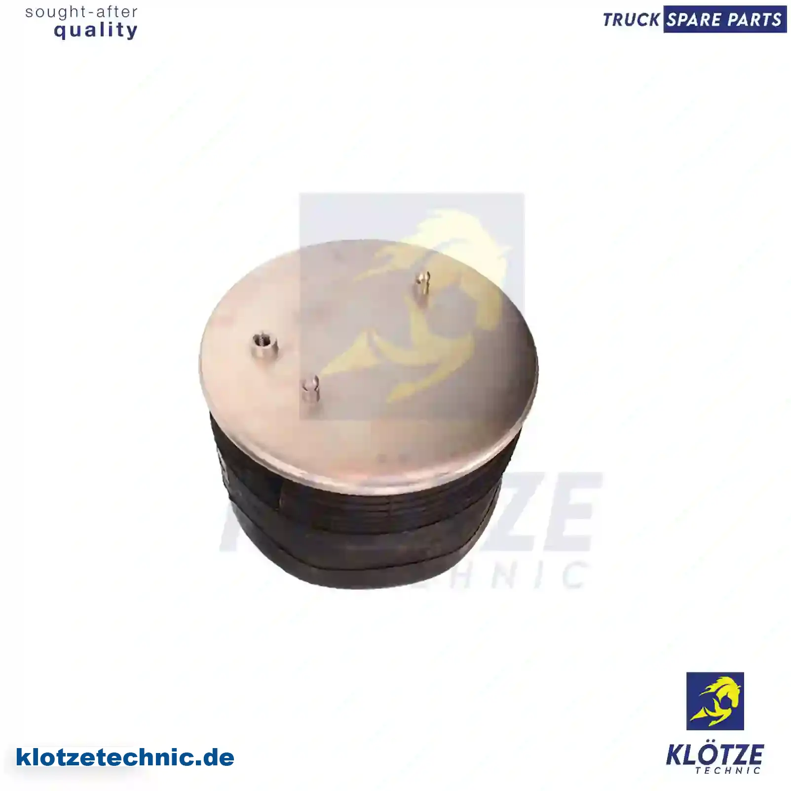 Air spring, with steel piston, with adapter, MLF7141, 1440301, 470920, 488265, ZG40801-0008 || Klötze Technic