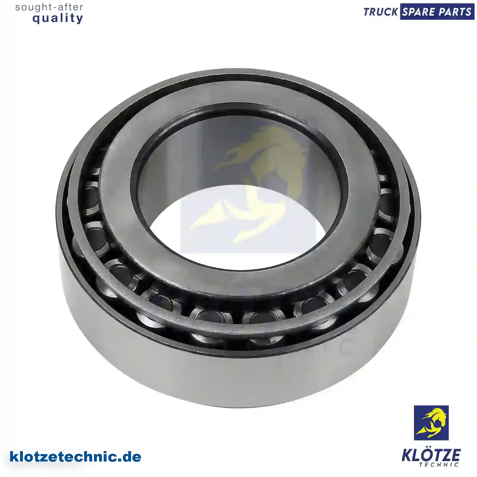 Tapered roller bearing, 005093785, 710384, 07160361, 12337576, 06562890045, 0059813205, 0000710384, 1772313, 1911815, 324718022000 || Klötze Technic