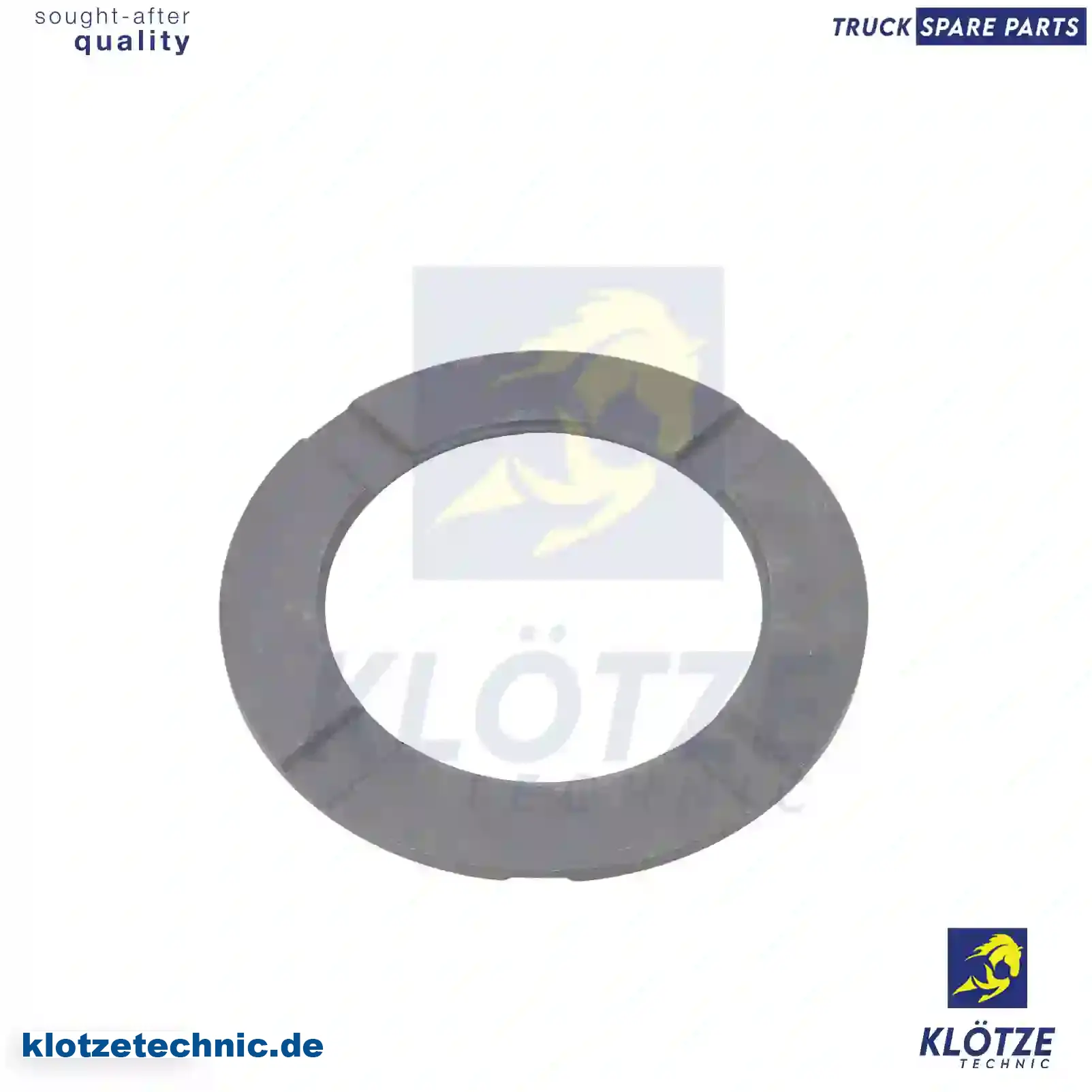 Thrust washer, 81356130047, 8135 || Klötze Technic