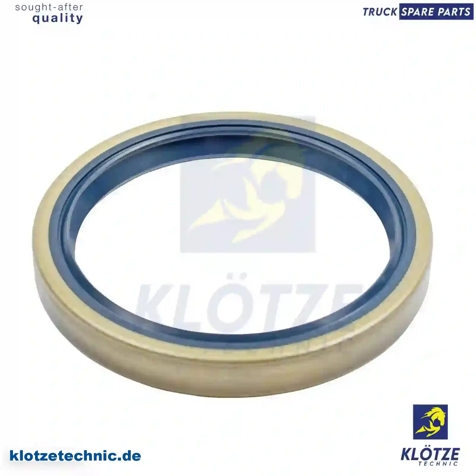 Oil seal, 0578507, 578507, 02964749, 06562890033, 06562890167, 81865010915, 81965010915, 87661604306, 0049970746, 0079979946, 0099971146, 0119974246, 5000281567, 306901, 386901 || Klötze Technic