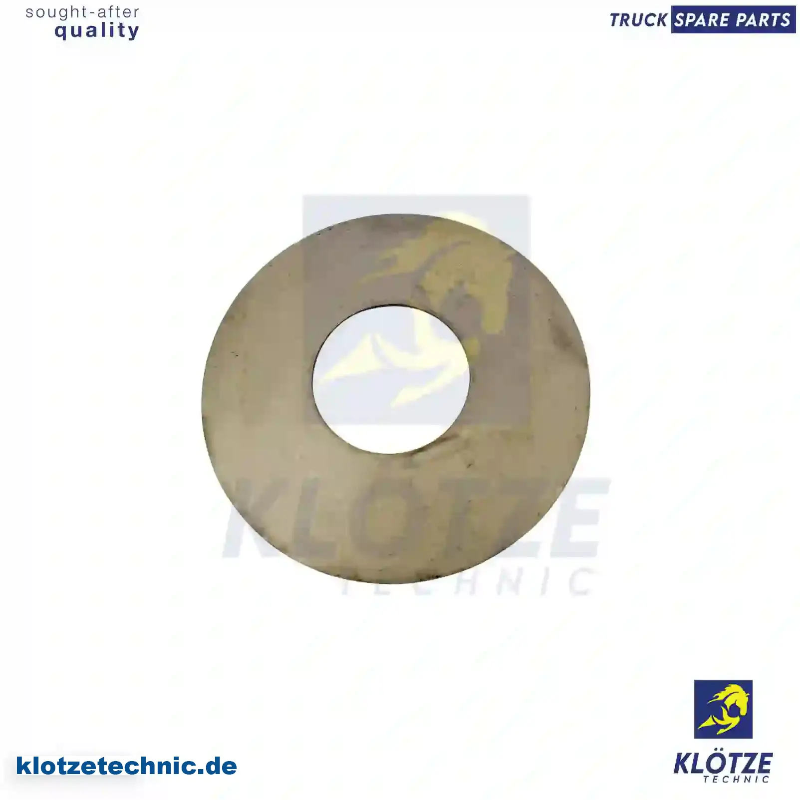 Thrust washer, 81907110535, 3463530124, || Klötze Technic