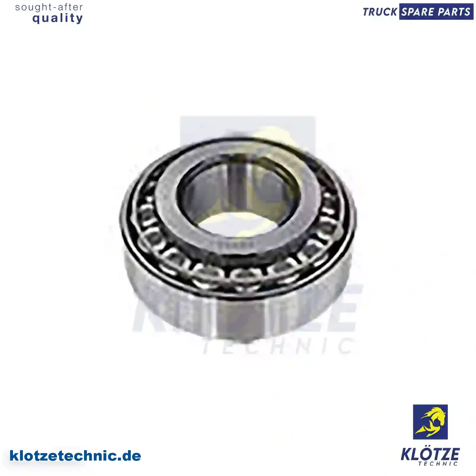 Tapered roller bearing, 06324990095, 0009814118, 0039816905, 0039817005, 0059810505, 0059813605, 0059814805, 0119810105, 2V5609747R || Klötze Technic