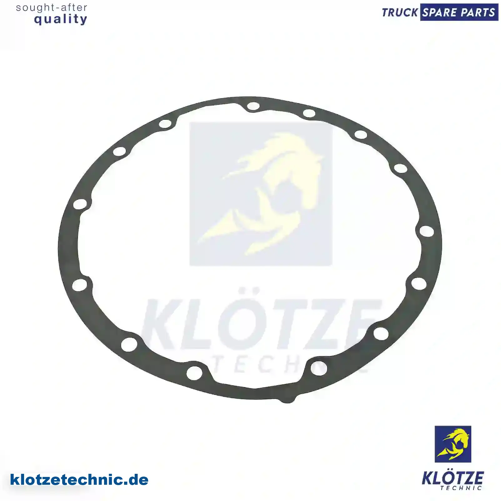 Gasket, rear axle housing, 1528899, ZG30035-0008 || Klötze Technic