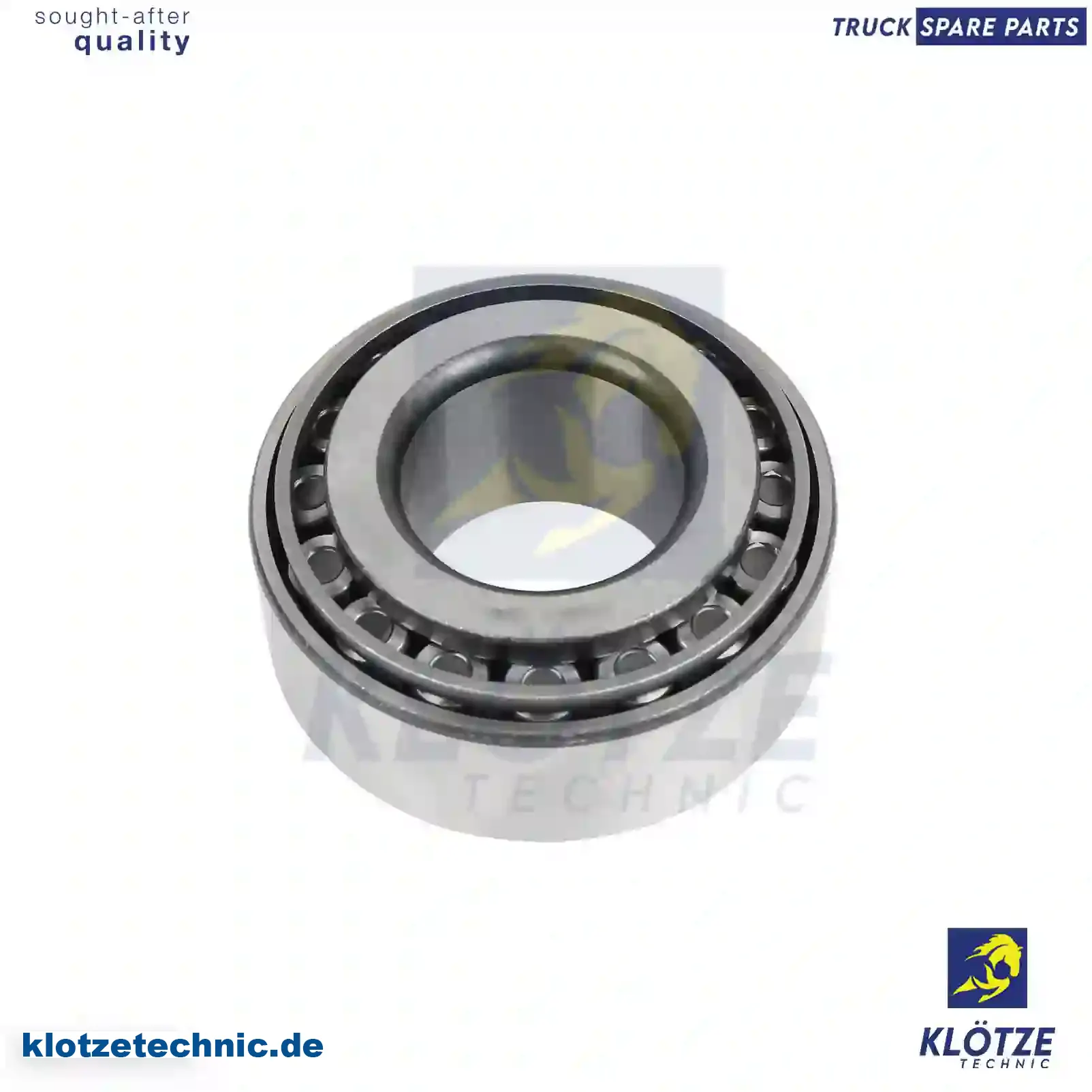 Tapered roller bearing, 103978, 0691357, 1818257, 691357, 9418062, 1-33319-087-0, 00623660, 07982090, 42492258, 623660, 750117009, 7982090, 187992, 81934200187, 81934200391, 81934200413, 82934200018, 0019808402, 5001843170, 7421313308, 7421318172, 1662515, 21313308, 21318172, ZG03027-0008 || Klötze Technic