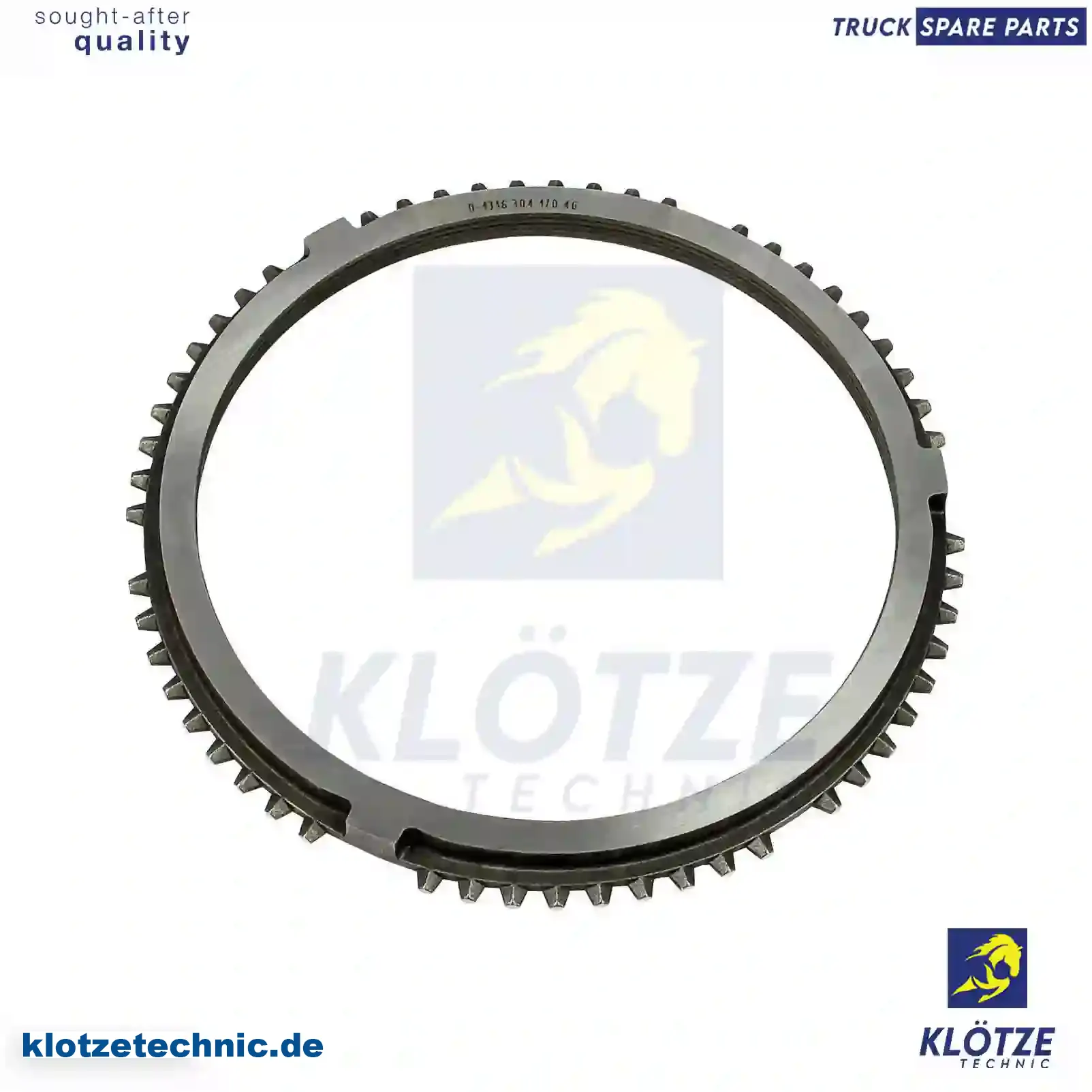 Synchronizer ring, 1677595, 42549966, 81324200288, 5001866872 || Klötze Technic