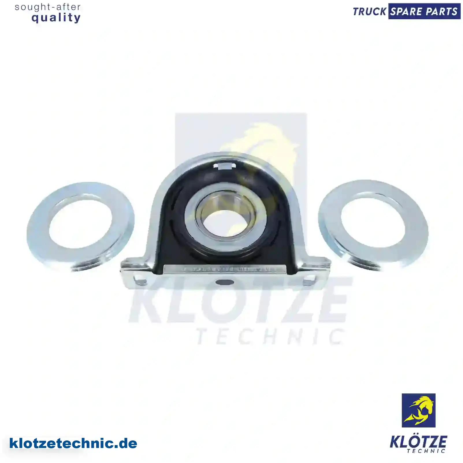 Center bearing, 5000819211, 7420876294, 20876294, ZG02496-0008 || Klötze Technic