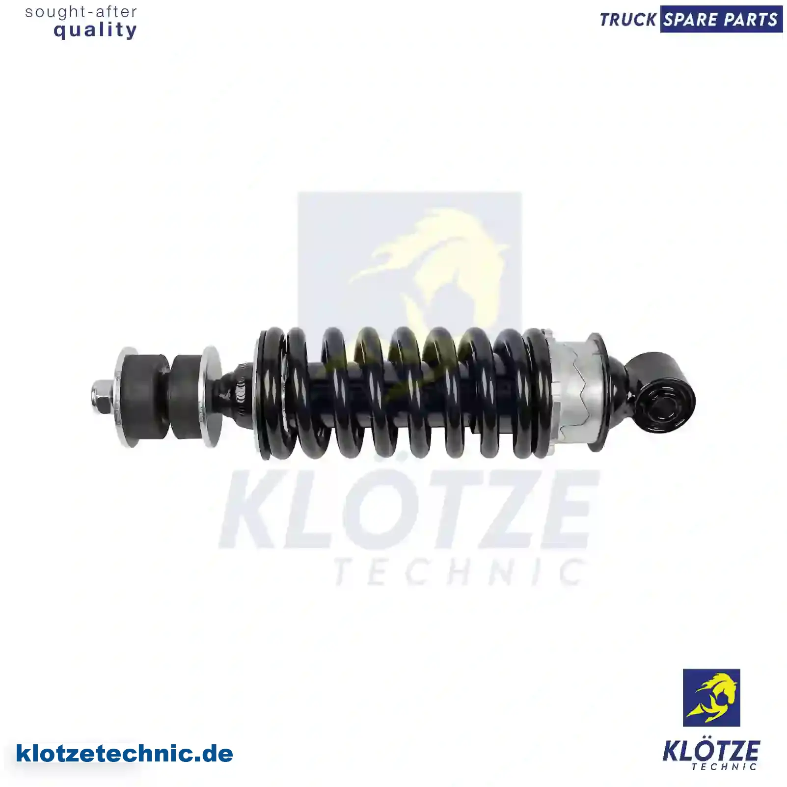 Cabin shock absorber, 0375222, 1265275, 1265277, 375222, 376533, ZG41184-0008 || Klötze Technic