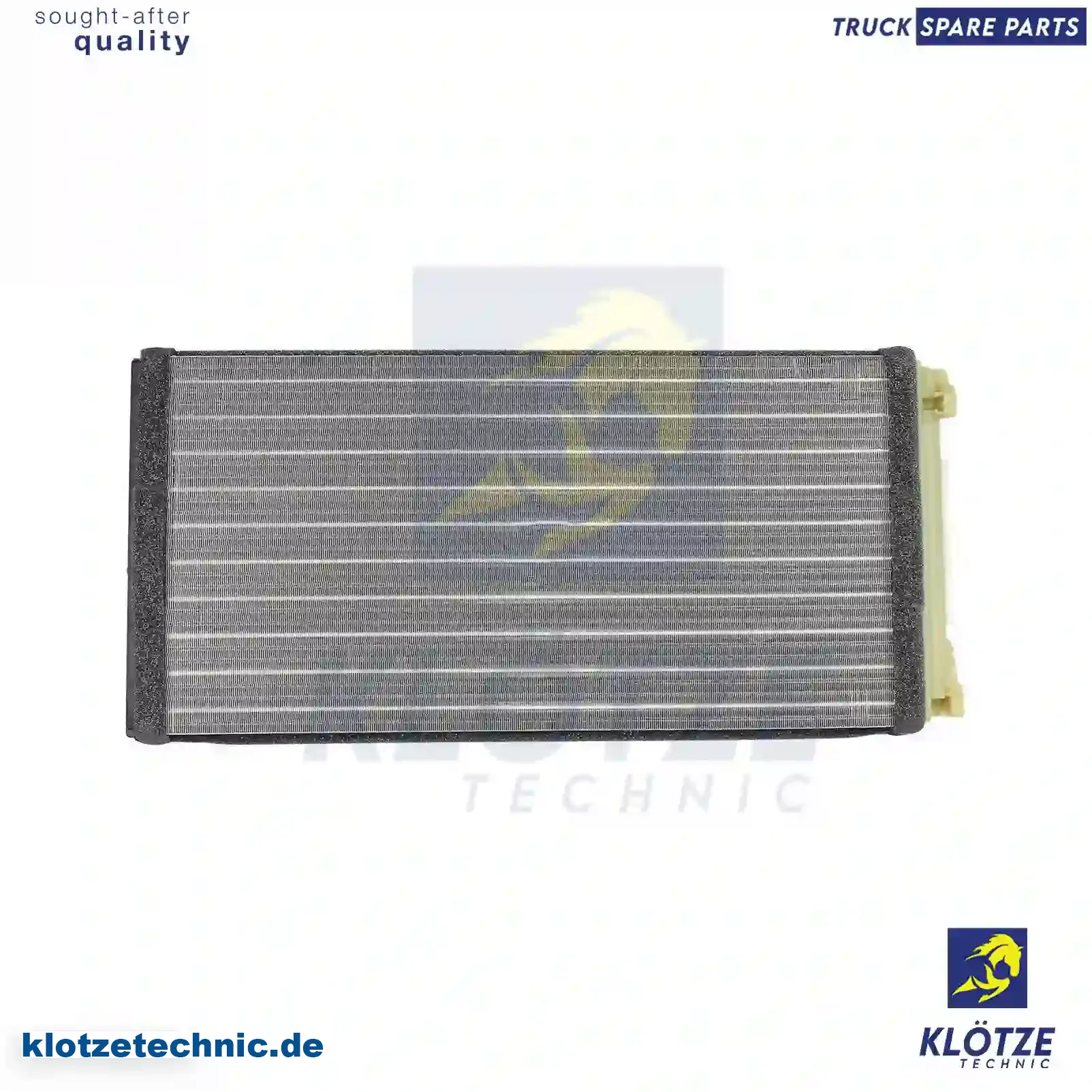 Heat exchanger, 81619010056, 81619010064, || Klötze Technic