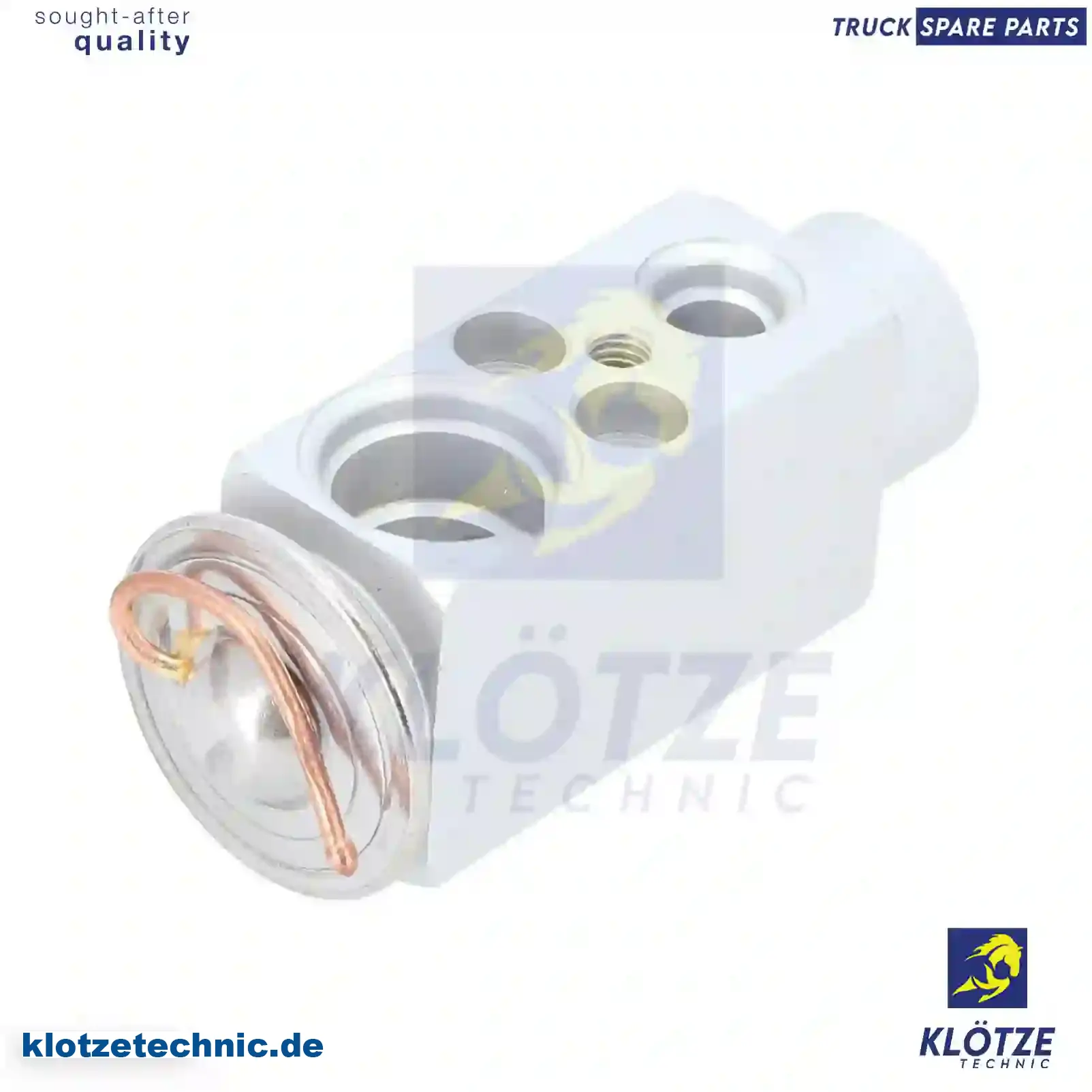 Expansion valve, 81619670008, 81619670010, 0018300584, 1697376, 8150187 || Klötze Technic