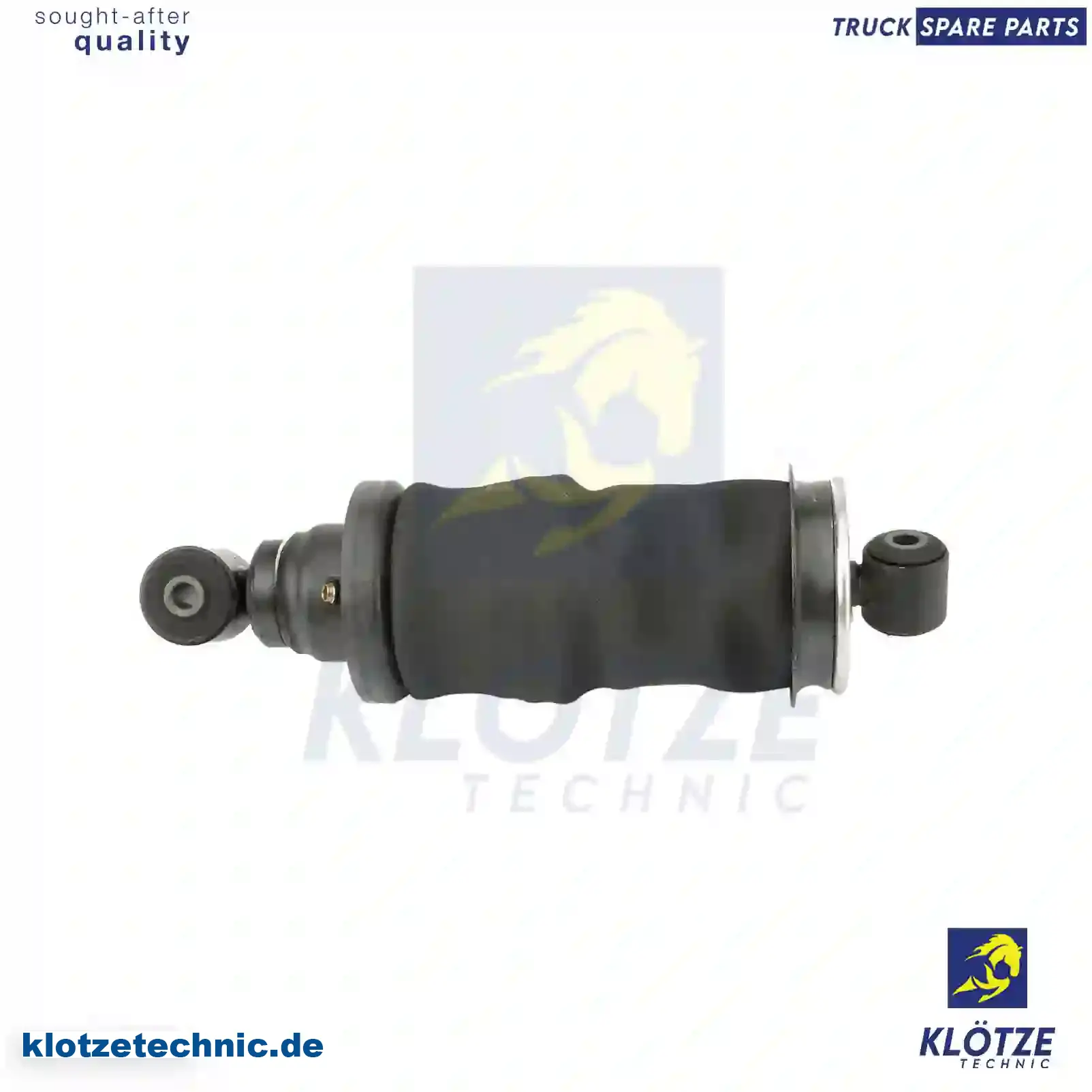 Cabin shock absorber, with air bellow, 81417226057, 85417226006, 85417226012, ZG41216-0008, || Klötze Technic