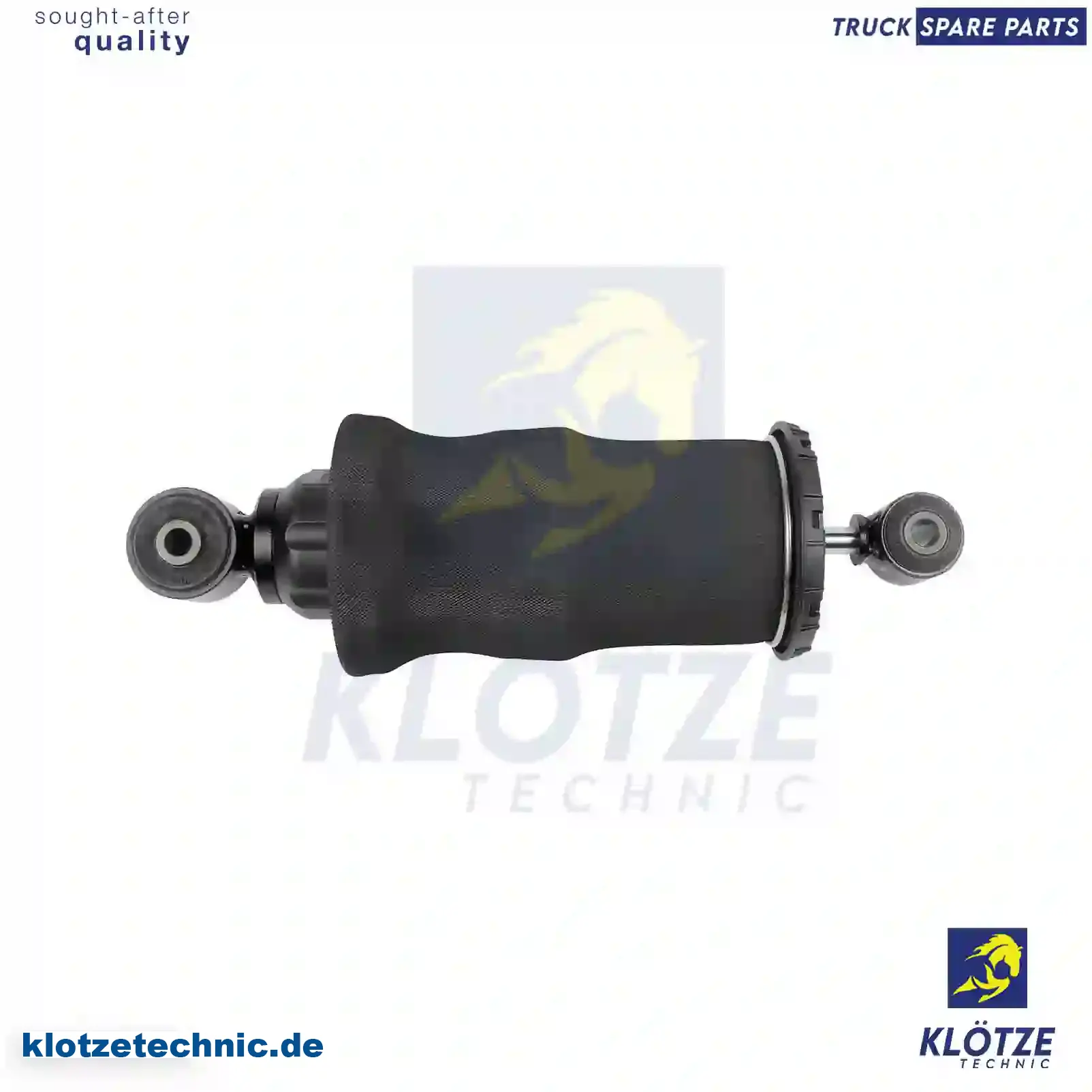 Cabin shock absorber, left, rear, 81417226056, 81417226074, 81417226056, ZG41204-0008 || Klötze Technic