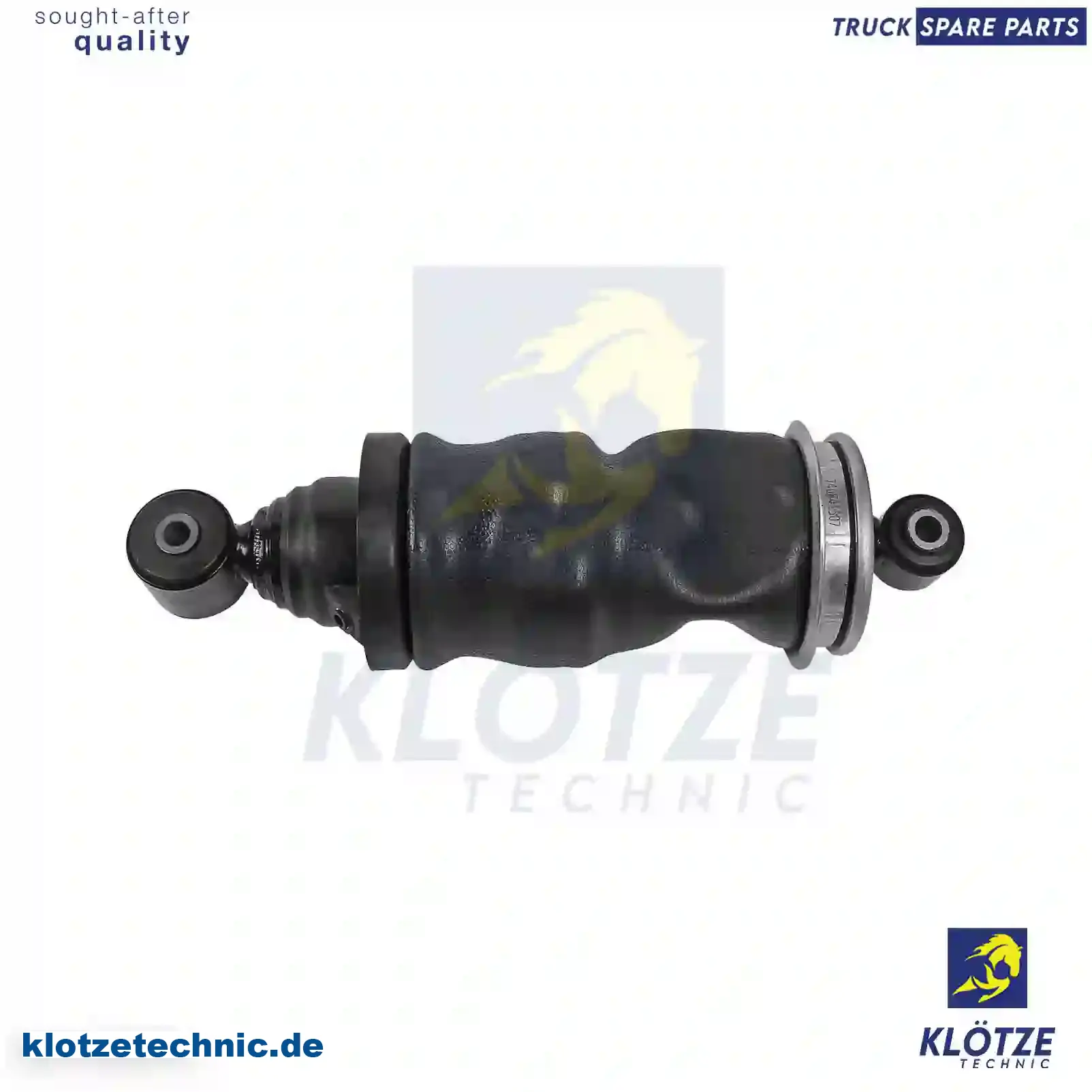 Cabin shock absorber, with air bellow, 81417226075, 2V5899515J, ZG41217-0008, || Klötze Technic