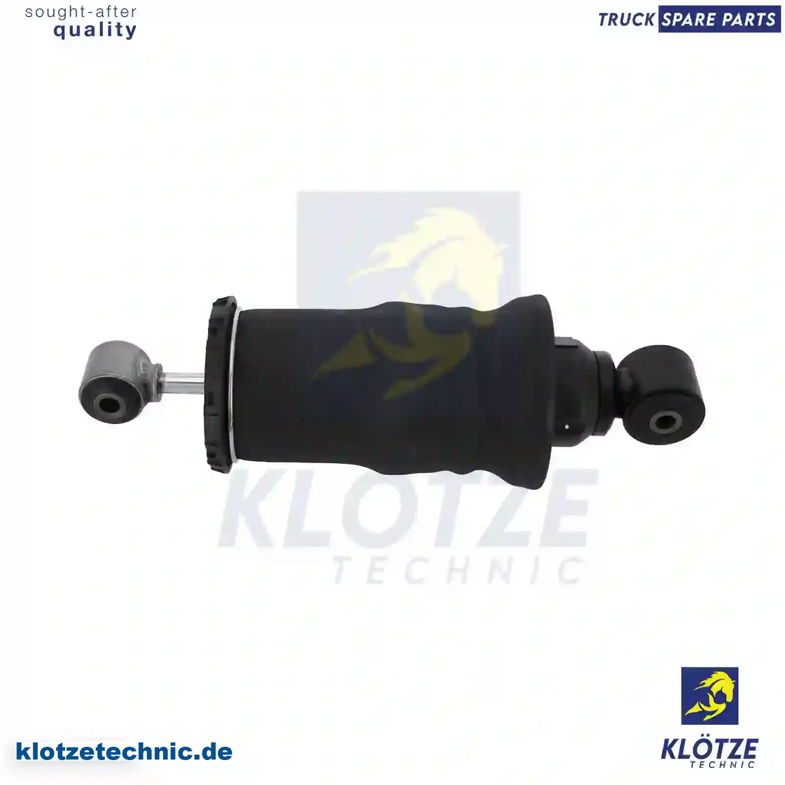 Cabin shock absorber, left, rear, 81417226083, , , , || Klötze Technic