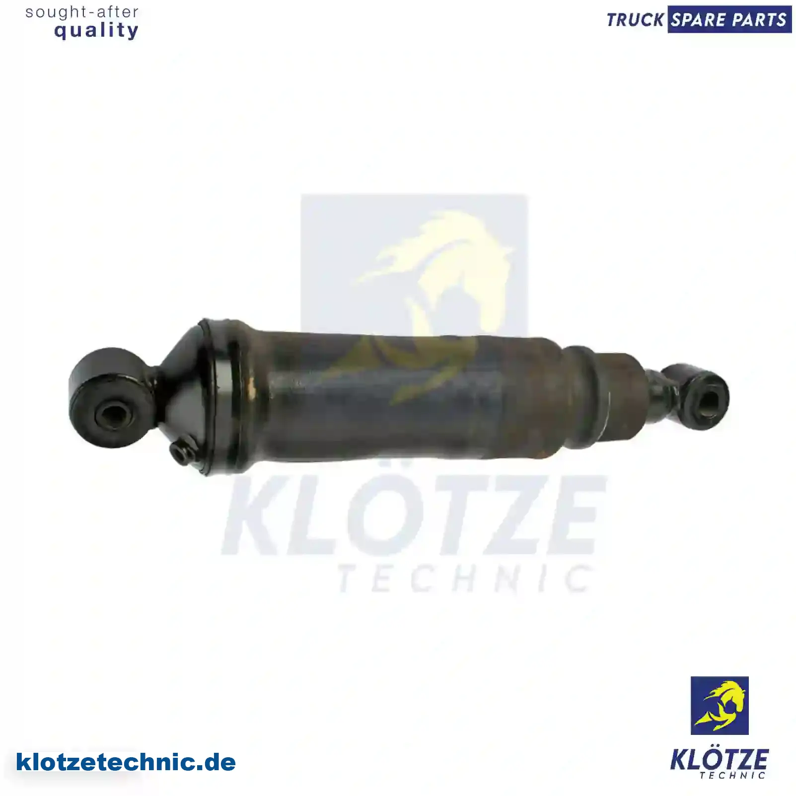 Cabin shock absorber, with air bellow, 1629719, 1629724, 3172984, , , || Klötze Technic