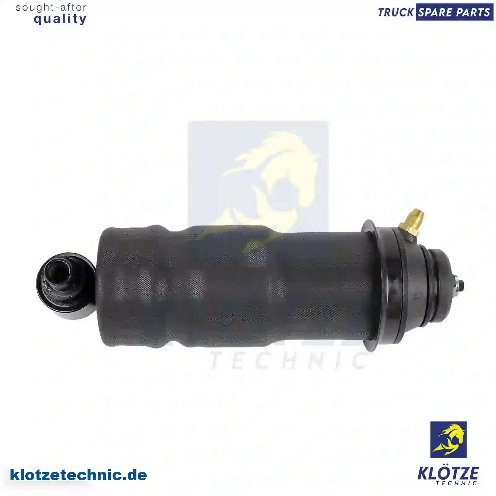 Cabin shock absorber, with air bellow, 20453256, 20889132, 21111932, ZG41213-0008, || Klötze Technic