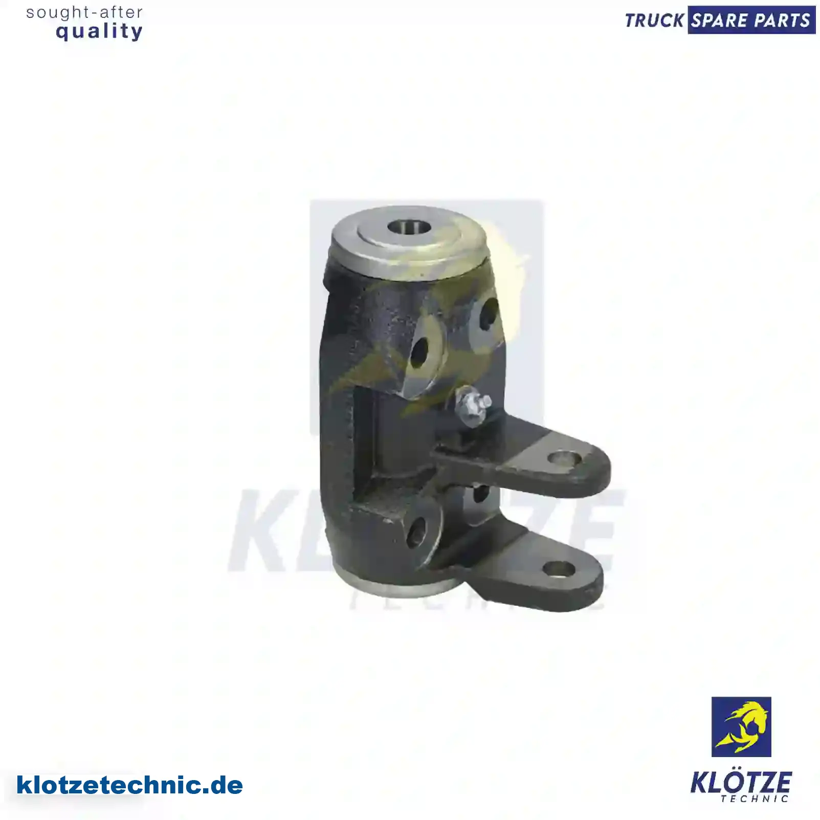 Bracket, cabin stabilizer, left, 1075120, 3944648 || Klötze Technic