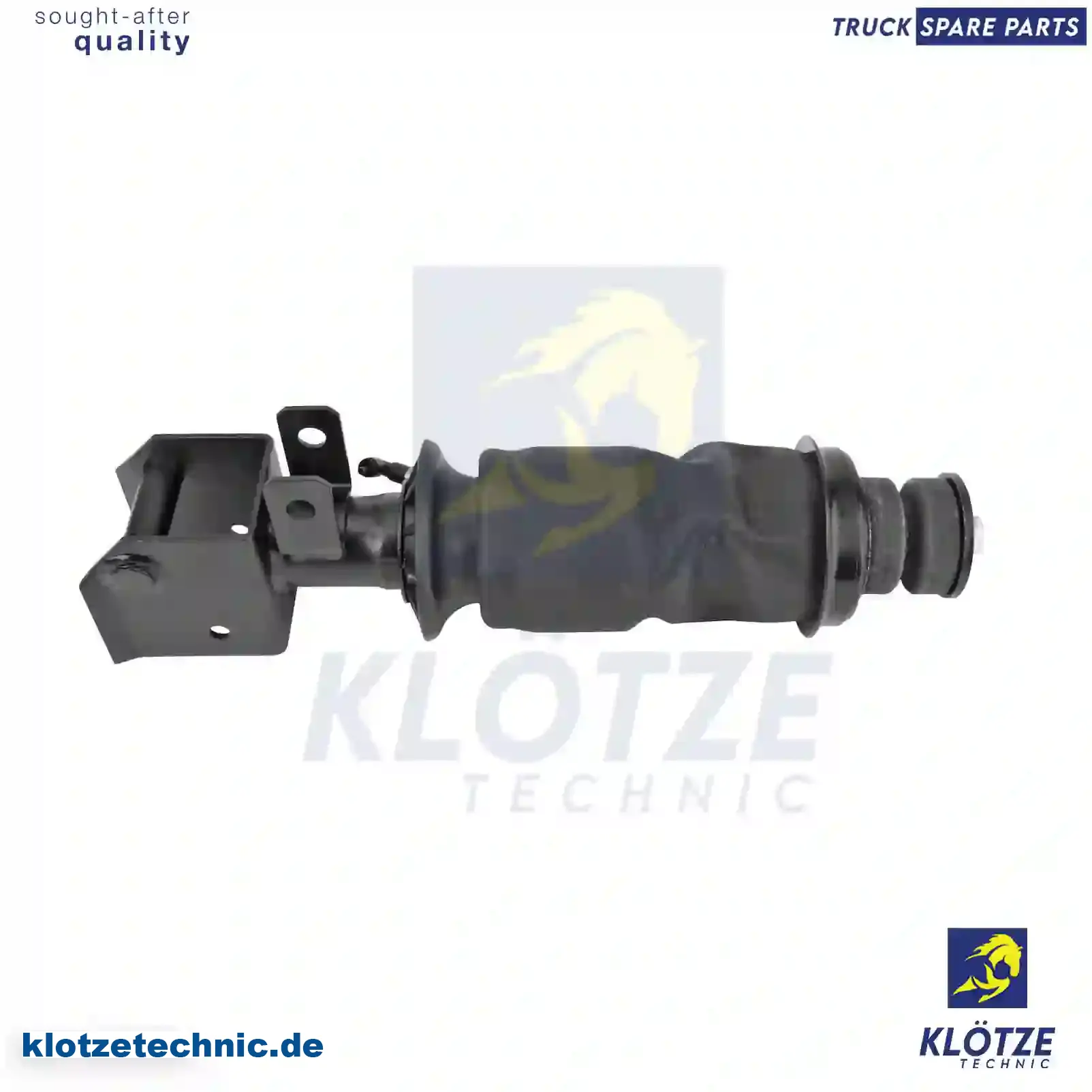 Cabin shock absorber, with air bellow, 5010228849 || Klötze Technic