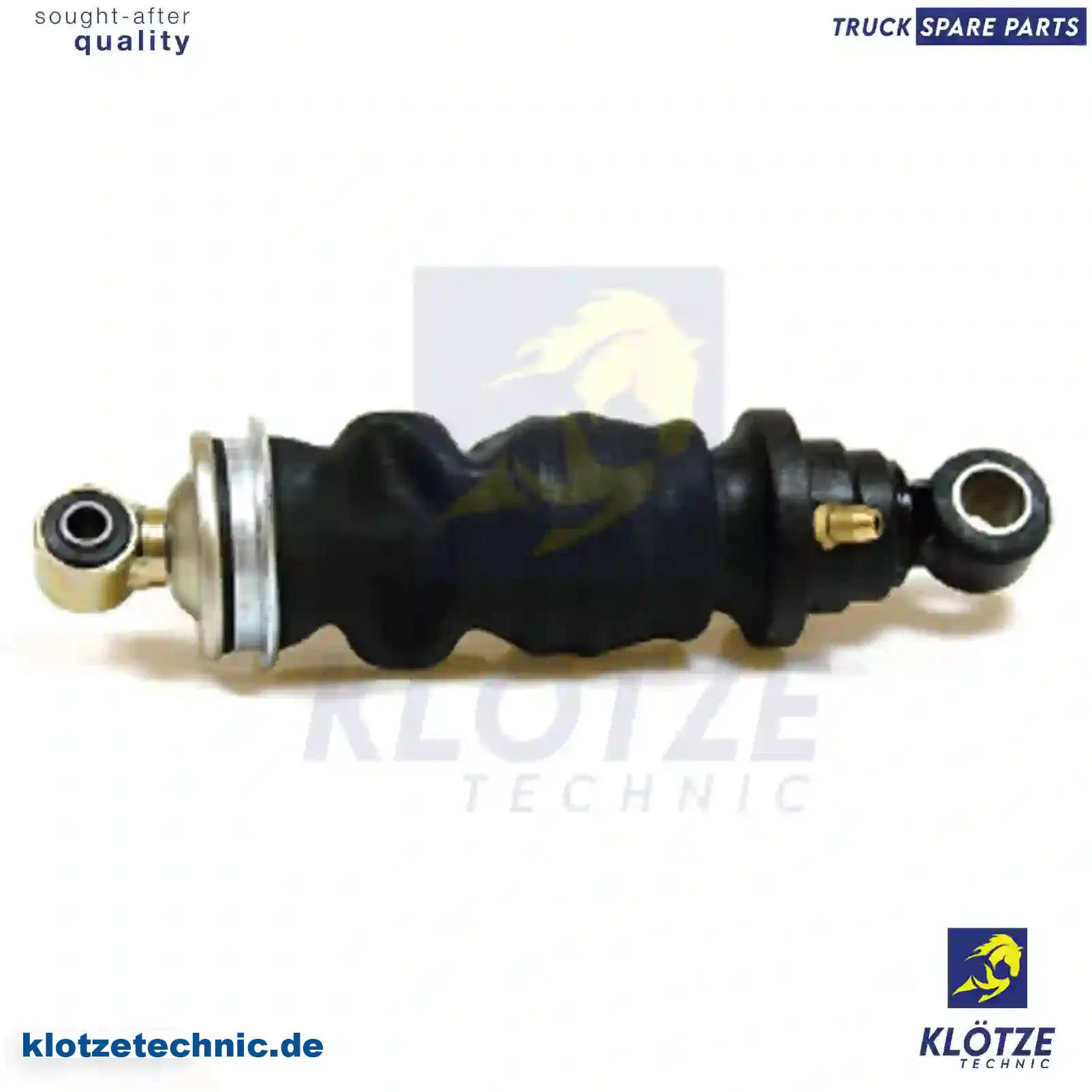 Cabin shock absorber, with air bellow, 9428900119, 9428902919, 9428906919, || Klötze Technic