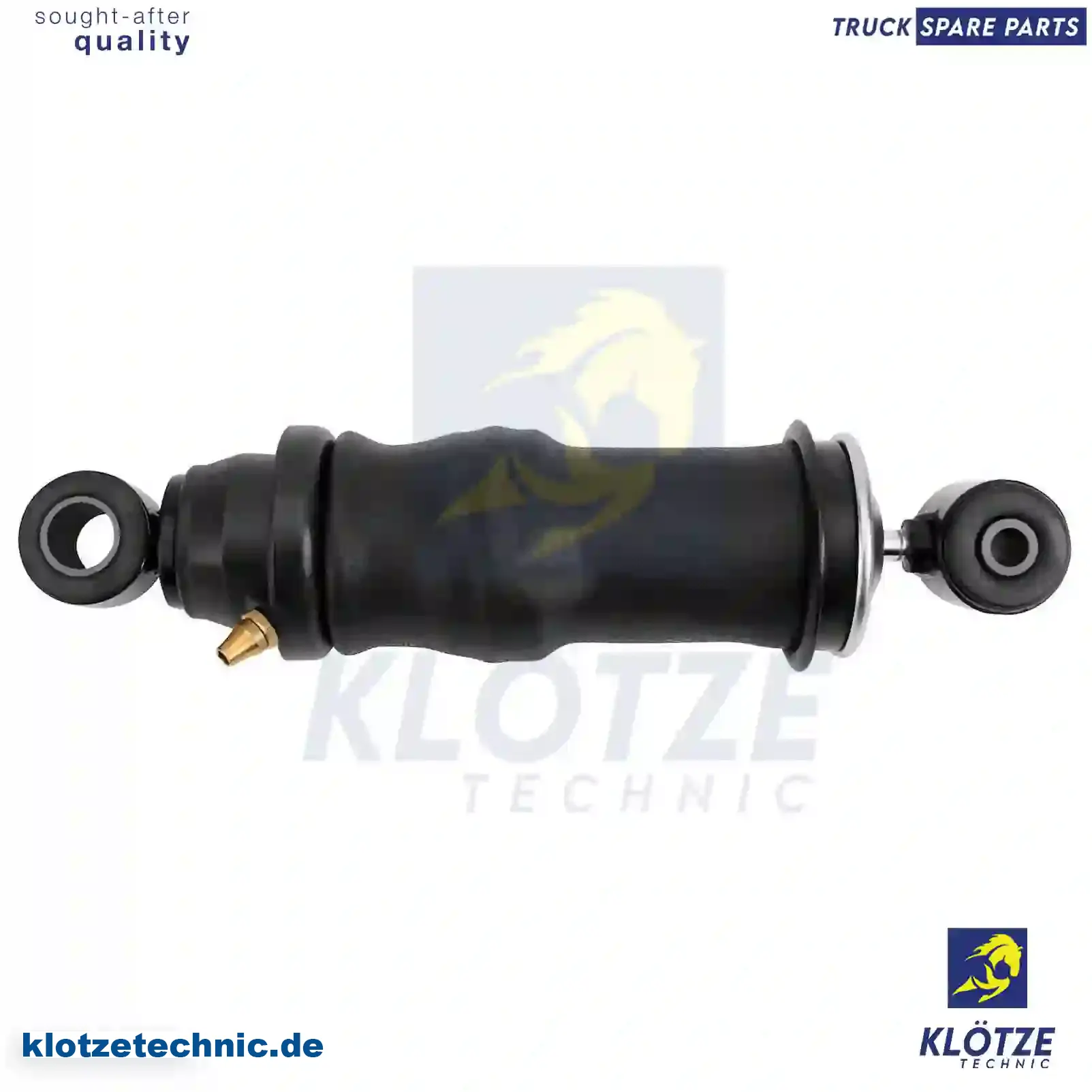 Cabin shock absorber, with air bellow, 9428905319, 9428905919, , , || Klötze Technic