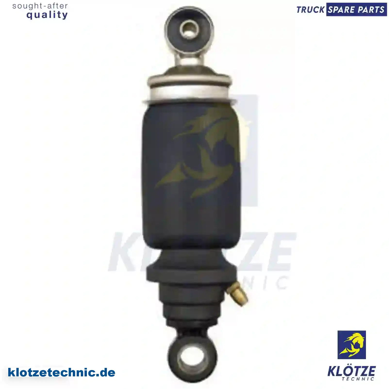 Cabin shock absorber, with air bellow, 9428907019 || Klötze Technic