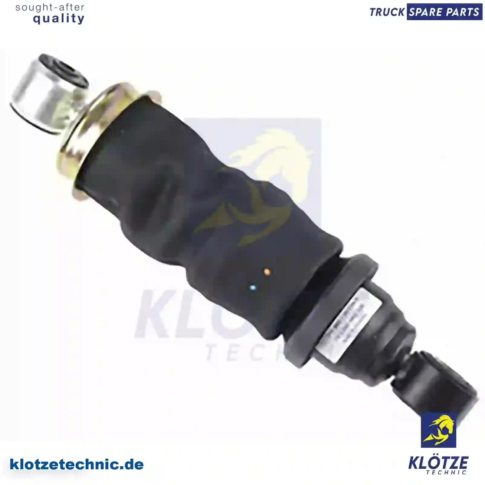 Cabin shock absorber, with air bellow, 6628900119, 94389 || Klötze Technic