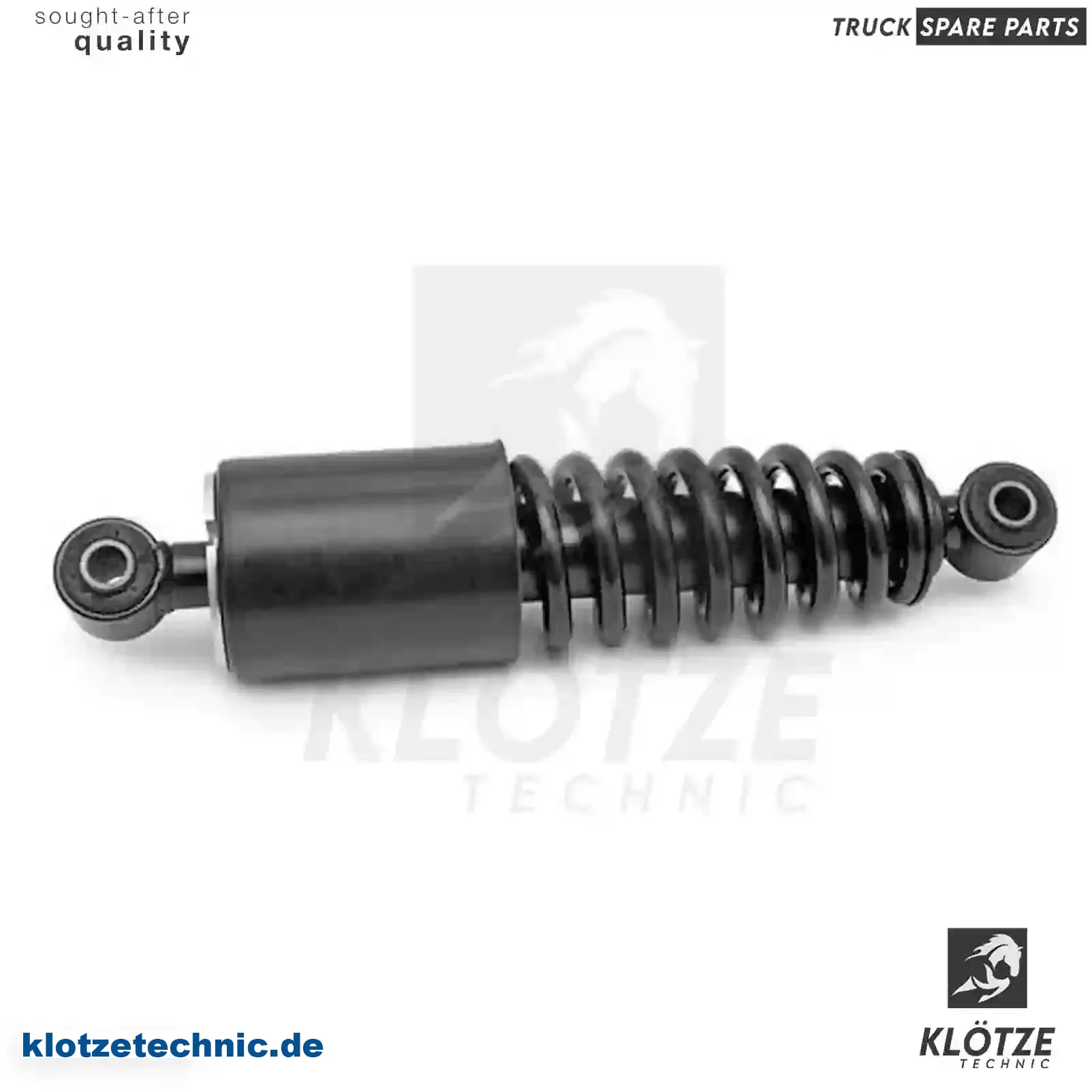 Cabin shock absorber, 9408900519, 9408901019, , || Klötze Technic