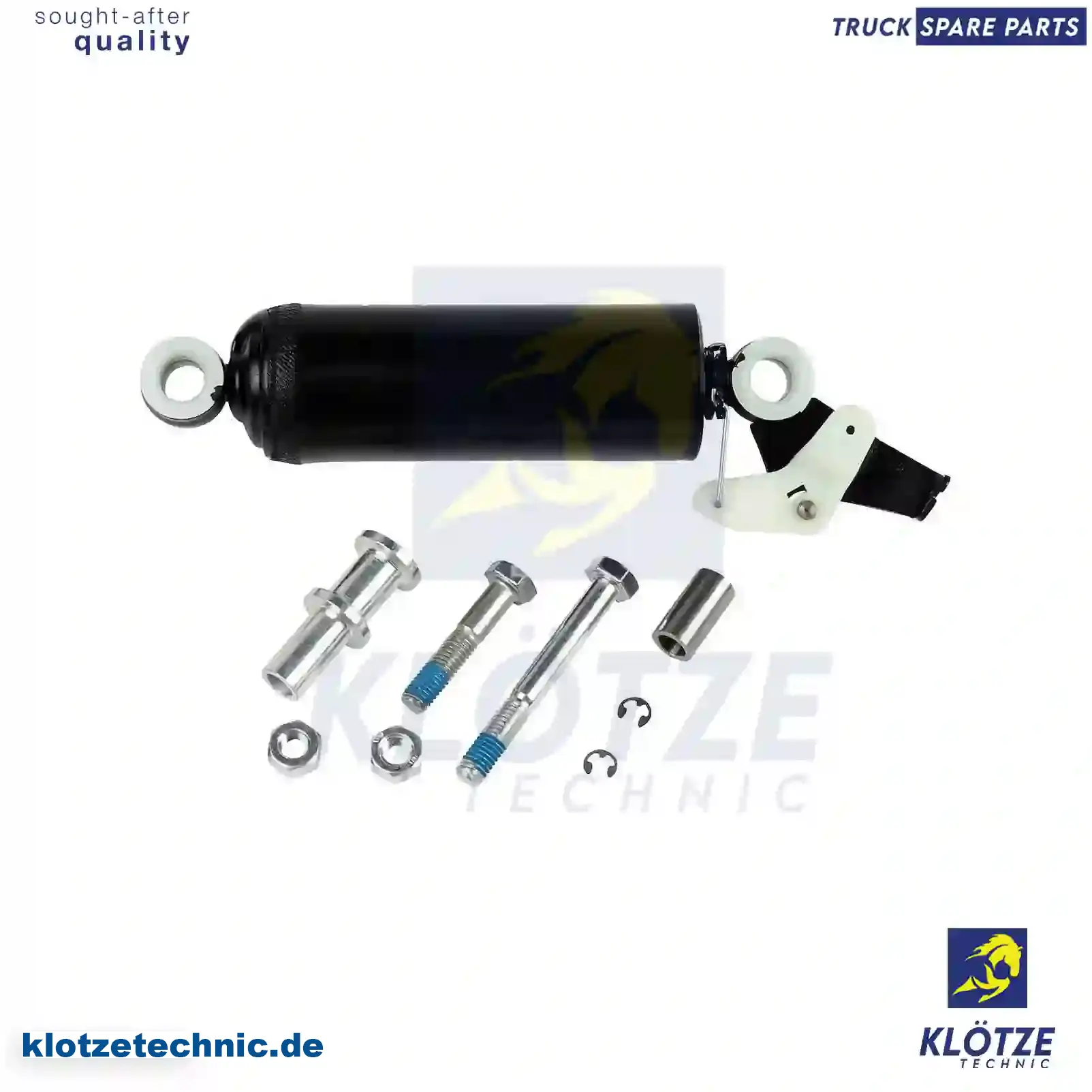 Shock absorber, seat, without accessories, 0019191245, 5001857903, 1498862, 2438272, 20443547, ZG41656-0008 || Klötze Technic