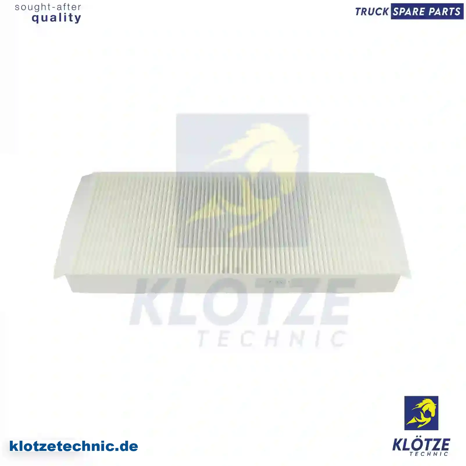 Cabin air filter, 0018351547, ZG60247-0008, , || Klötze Technic