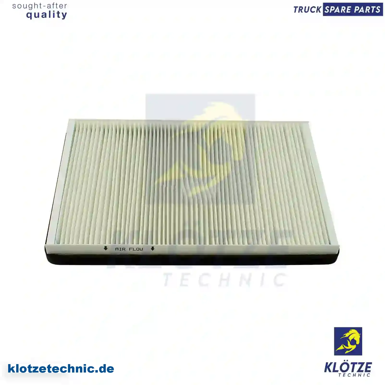 Cabin air filter, 9068300218, 2E0819638, ZG60248-0008, || Klötze Technic