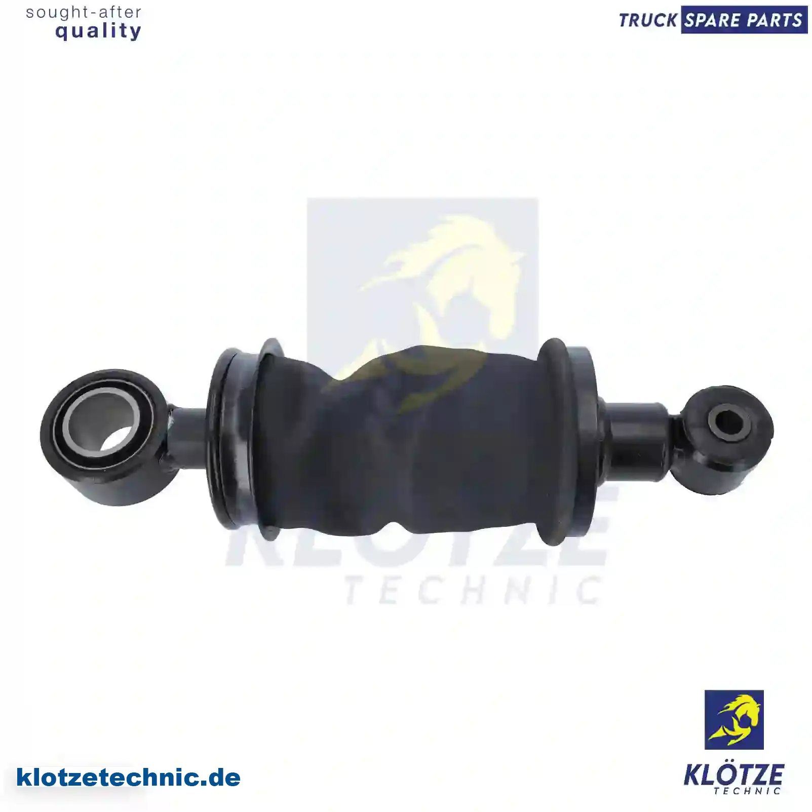 Cabin shock absorber, with air bellow, 9603109855 || Klötze Technic