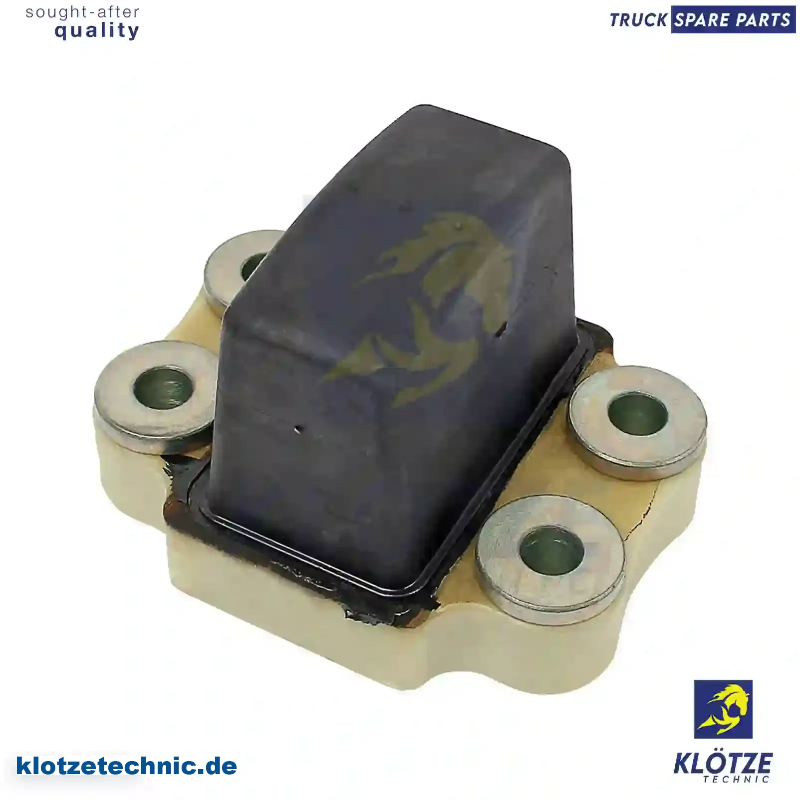 Rubber buffer, leaf spring, 9603200477, 96032 || Klötze Technic