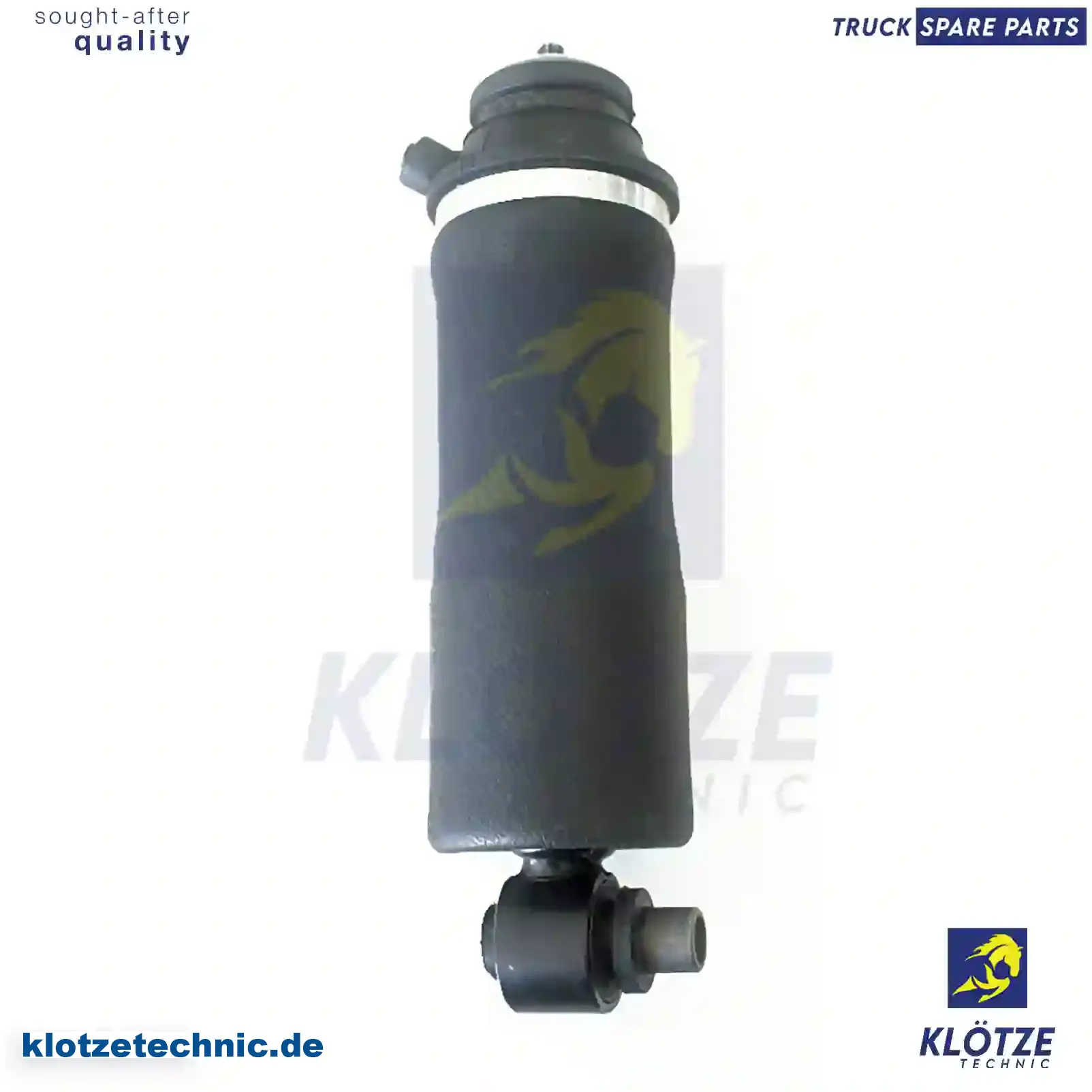 Cabin shock absorber, with air bellow, 7421170696, 21430900, , , || Klötze Technic