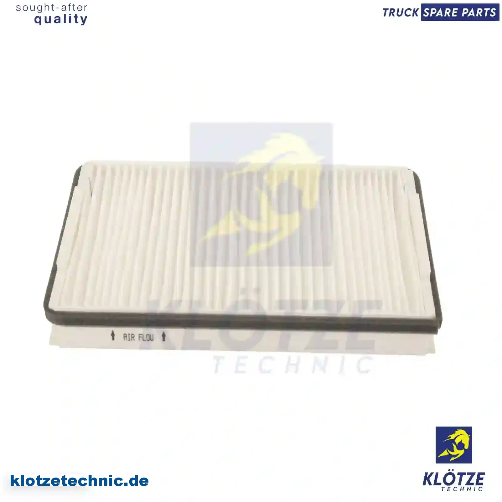 Cabin air filter, 1362124, 1529651, 1791192, ZG60251-0008 || Klötze Technic