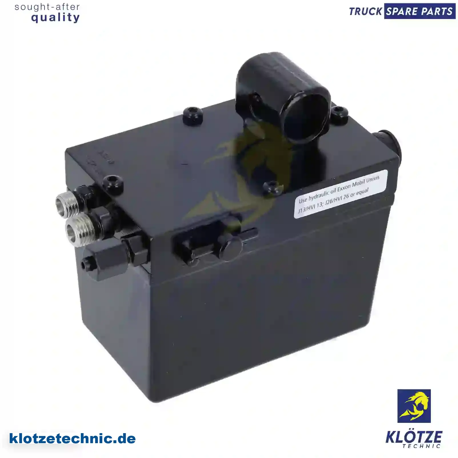 Cabin tilt pump, without adapter, 1549740, 54974, 1549740, 1534976, 1575165, 575165, 549740, 1422640, 1397310 || Klötze Technic