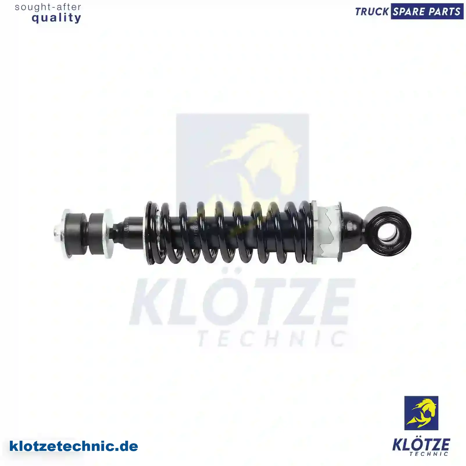 Cabin shock absorber, 1260941, 1265271, 1377825, 1818916, ZG41186-0008 || Klötze Technic