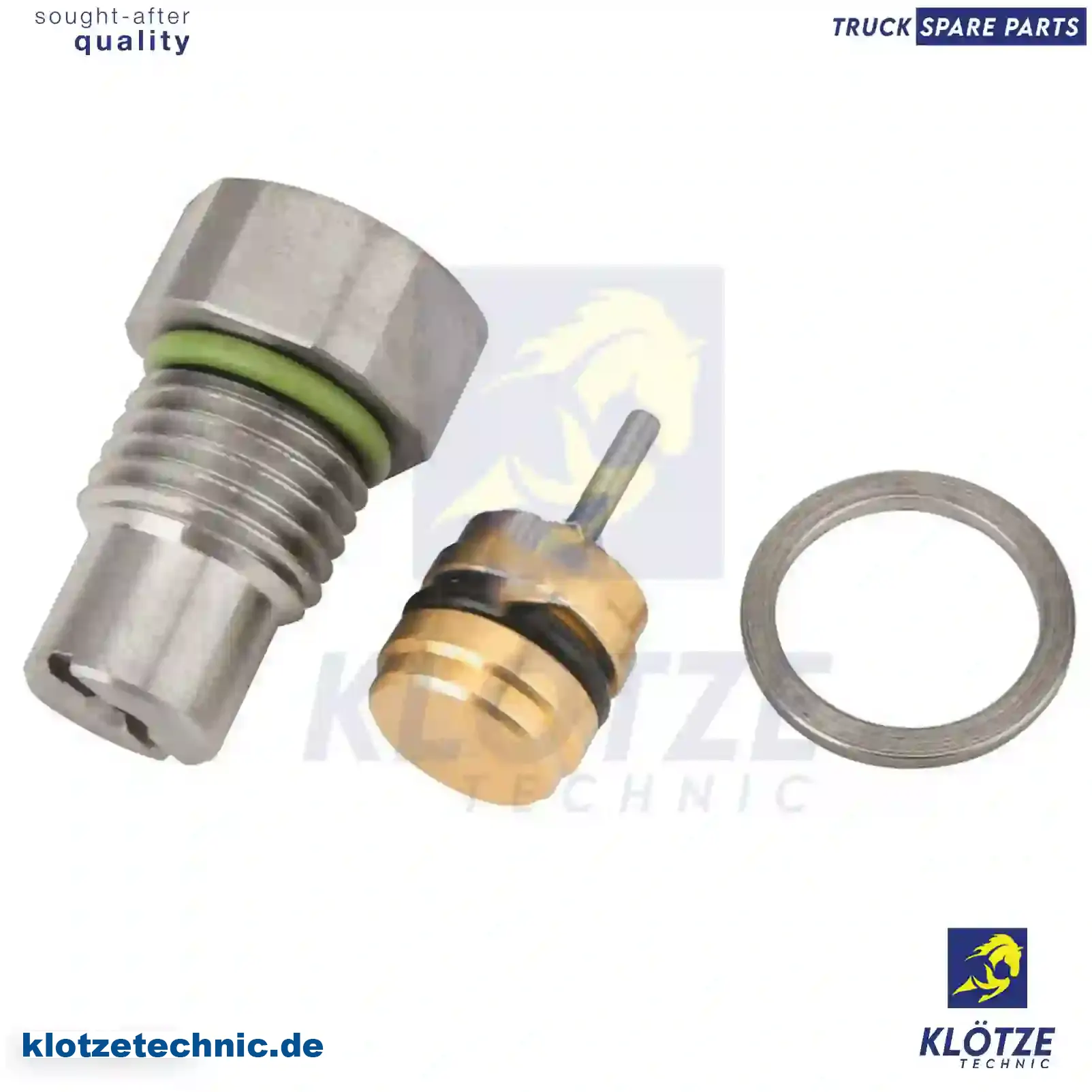 Relief valve, cabin tilt cylinder, 1392401, 5001823480, 5001867481 || Klötze Technic