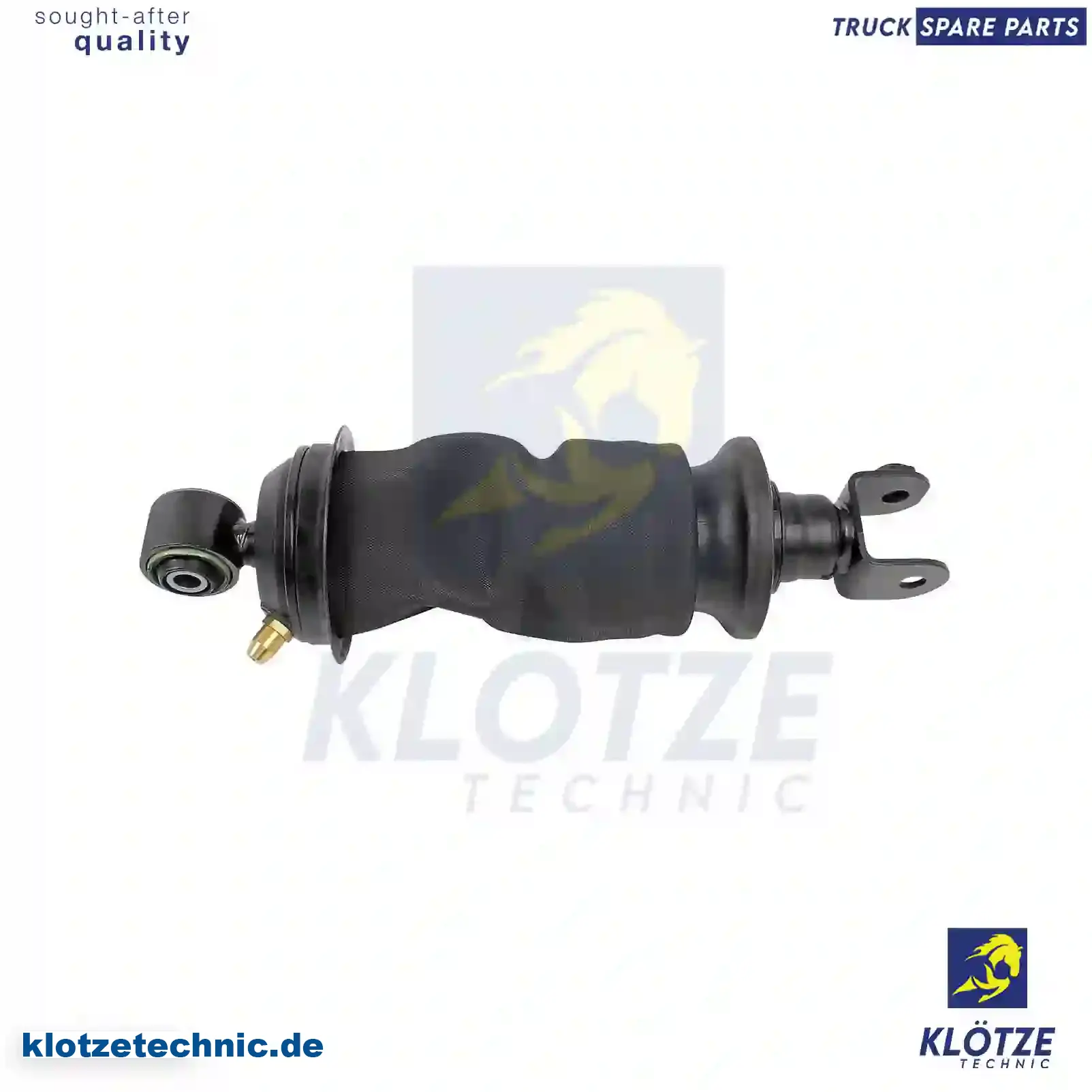 Cabin shock absorber, with air bellow, 1908097, 2493165, , , , || Klötze Technic