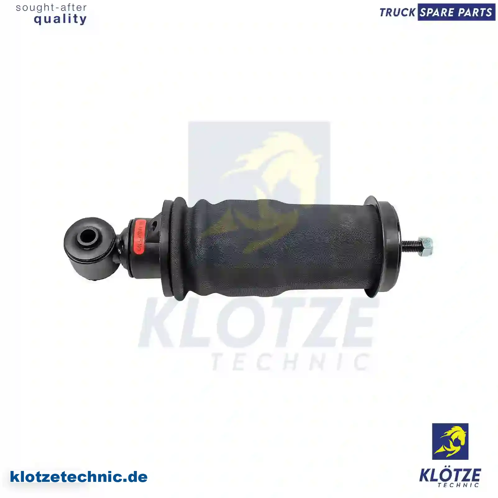 Cabin shock absorber, with air bellow, 1870893, 2493170, , , , || Klötze Technic