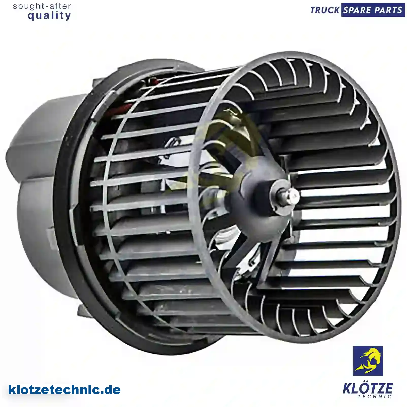 Interior blower, 7188531, 7188532, 95VW-18456-BB, 95VW-18456-CB || Klötze Technic