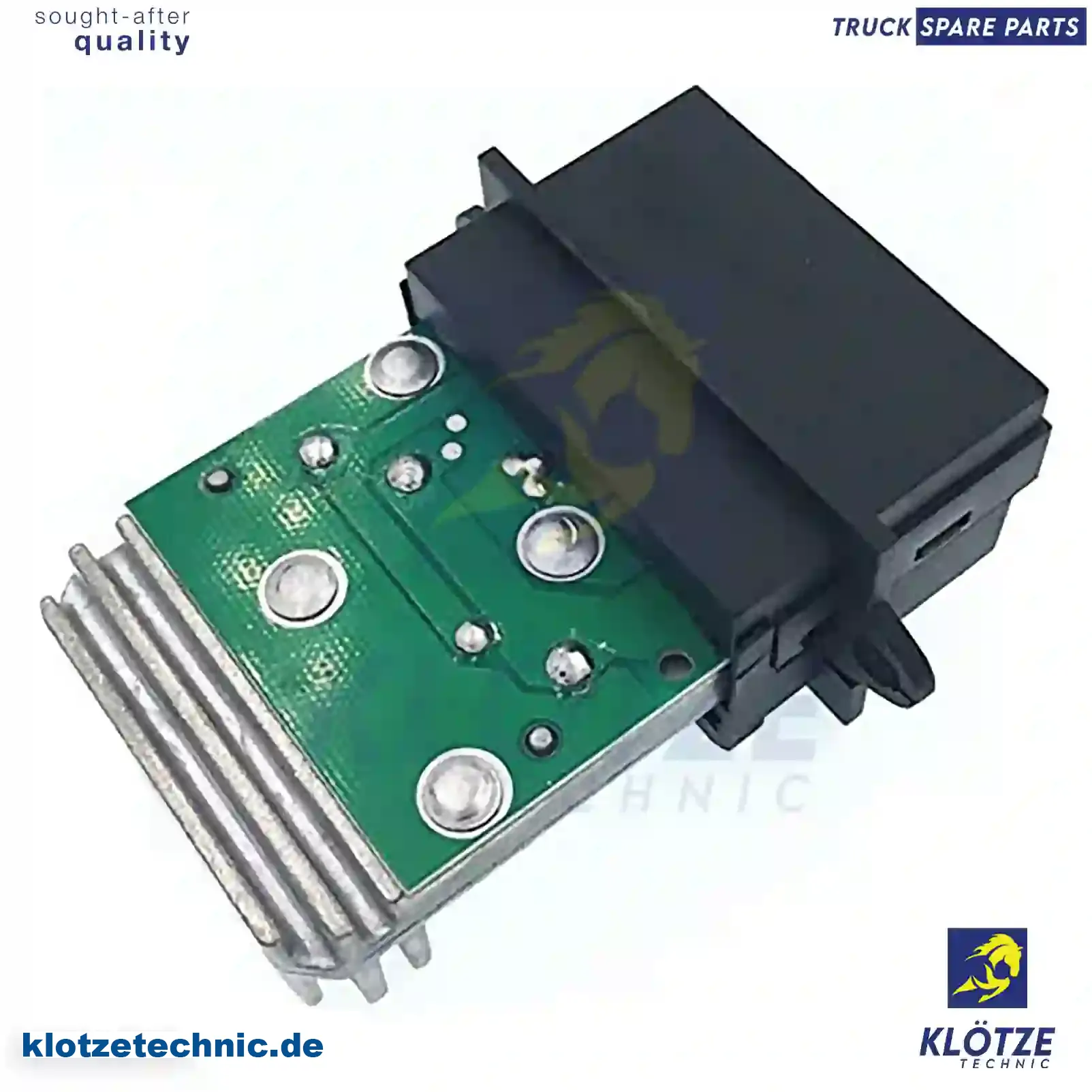 Resistor, interior blower, 7701033535 || Klötze Technic