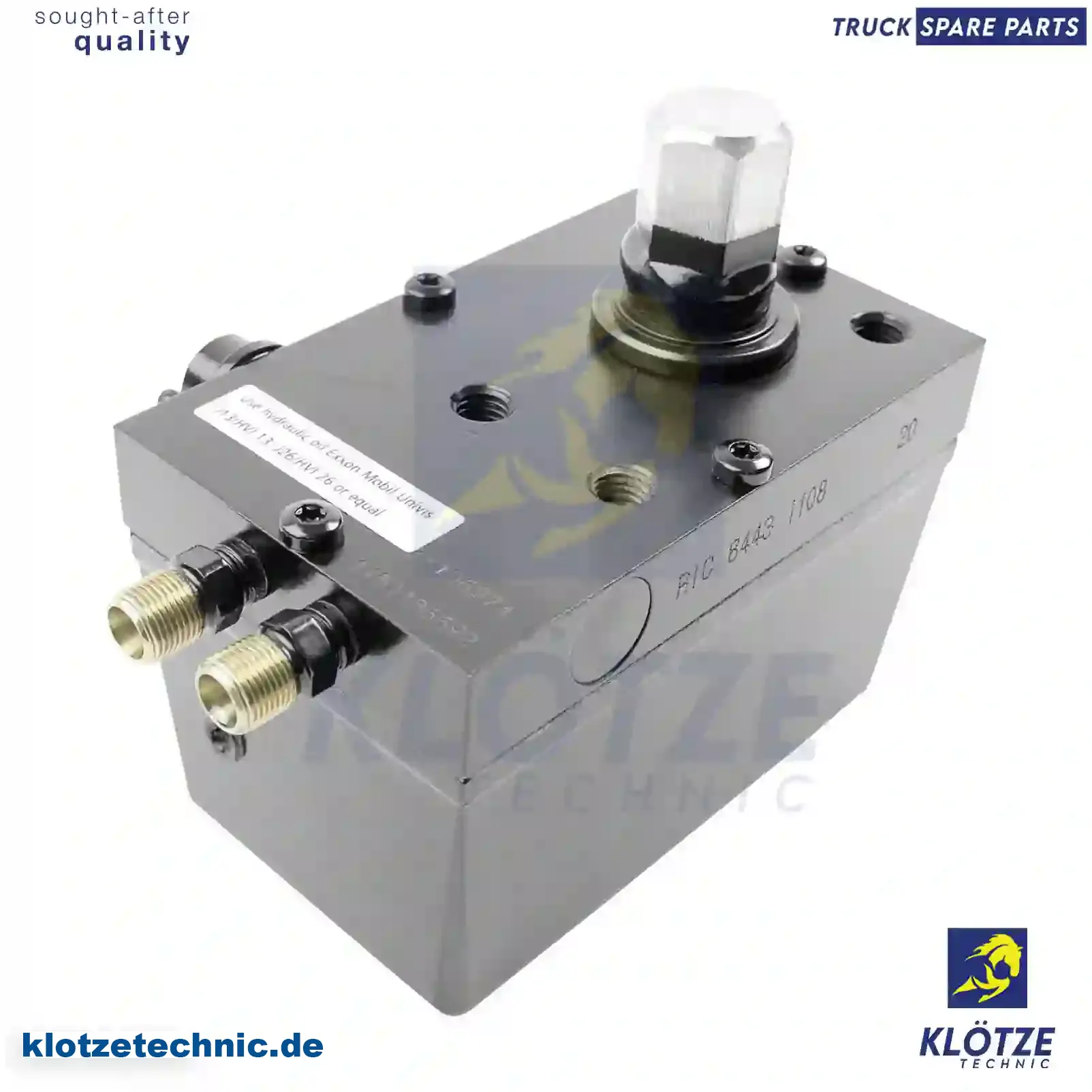 Cabin tilt pump, 5010316404, 5010316404, 5010316496 || Klötze Technic