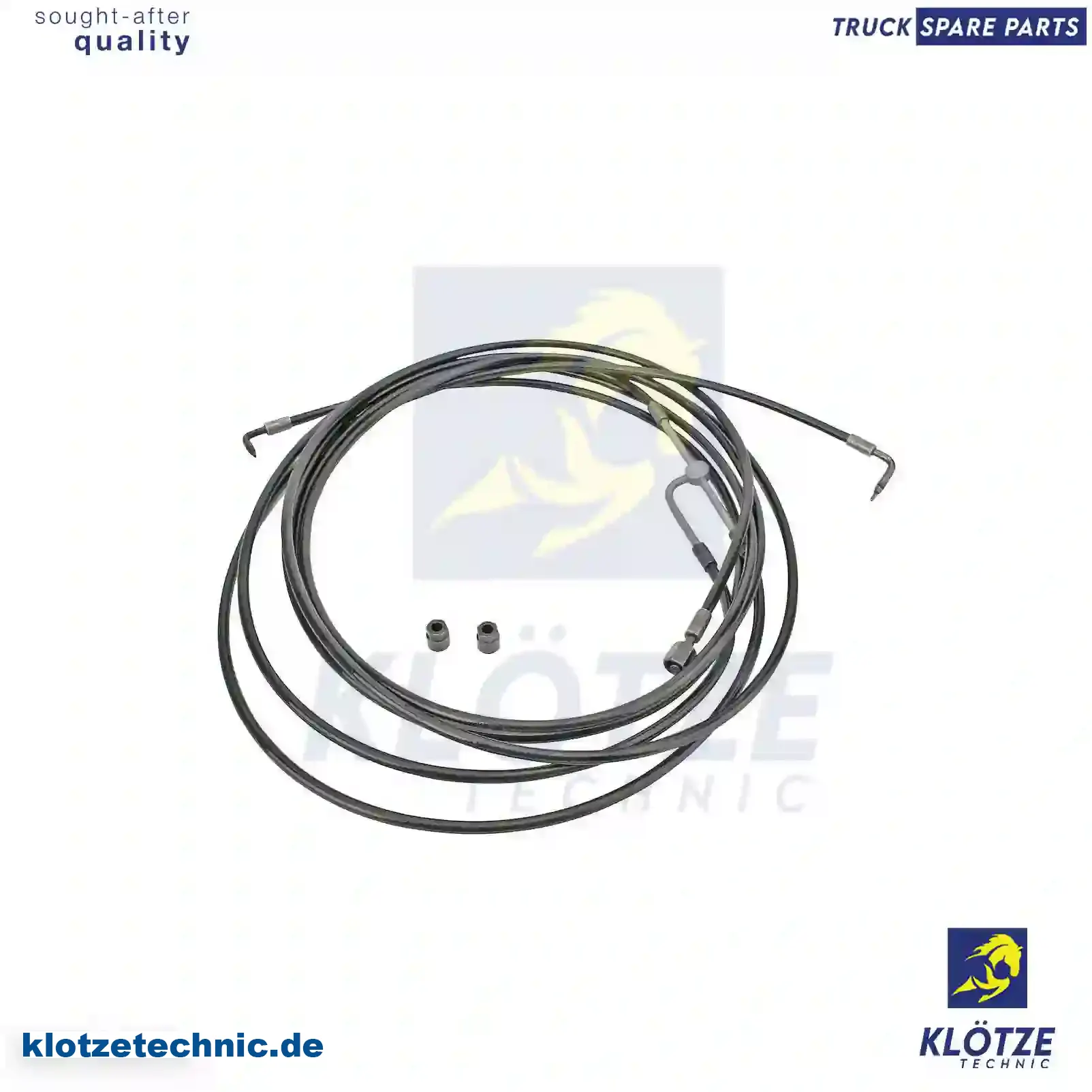 Hose line, cabin tilt, 7420796700, 7485132728, || Klötze Technic