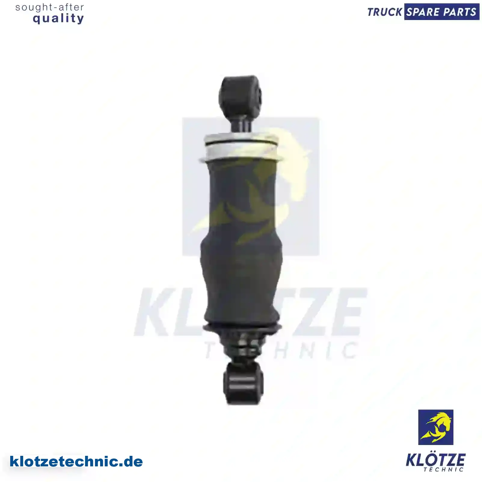 Cabin shock absorber, with air bellow, 500340706, , , || Klötze Technic