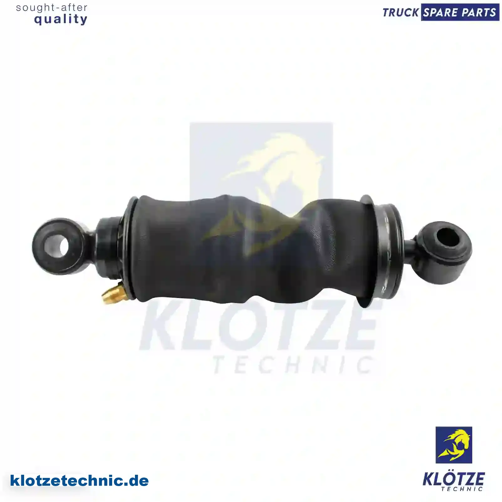 Cabin shock absorber, with air bellow, 02997844, 2997844, 500357352, 97383886, ZG41225-0008 || Klötze Technic