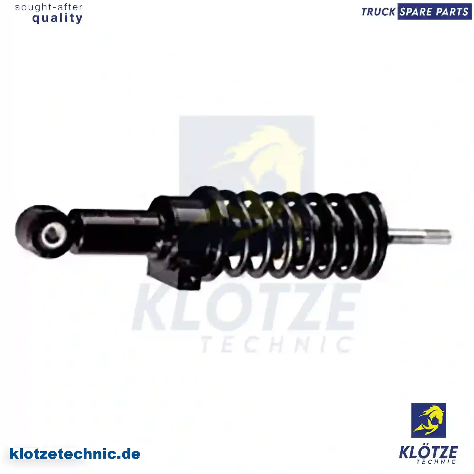 Cabin shock absorber, 500307352, 500307353, 500307354, 500353511, 500353513, 500379694, 500379696, 98473215, 99438384, 99455909, 99455910 || Klötze Technic